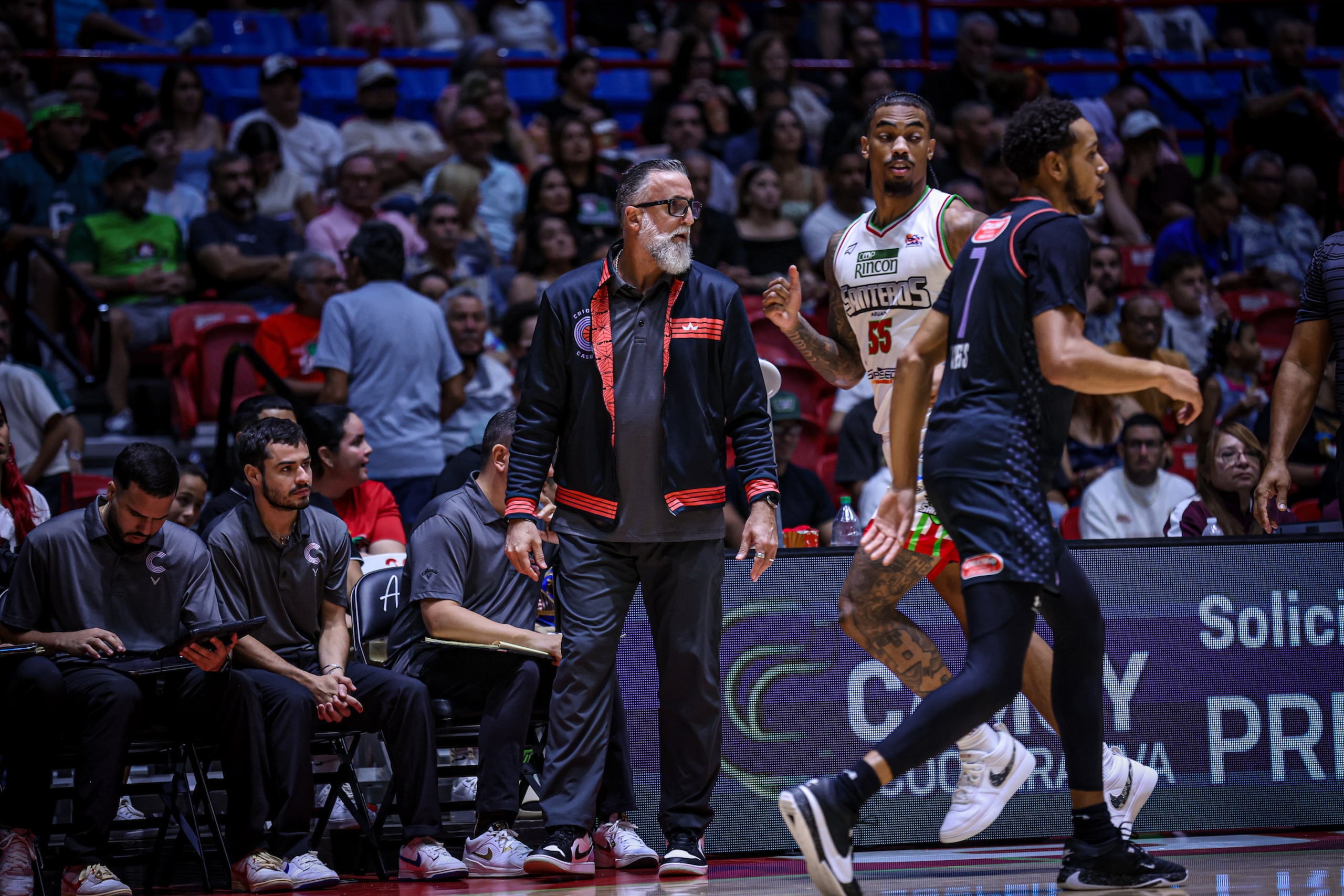 Wilhelmus Caanen, dirigente de los Criollos, durante el partido del lunes en Aguada.