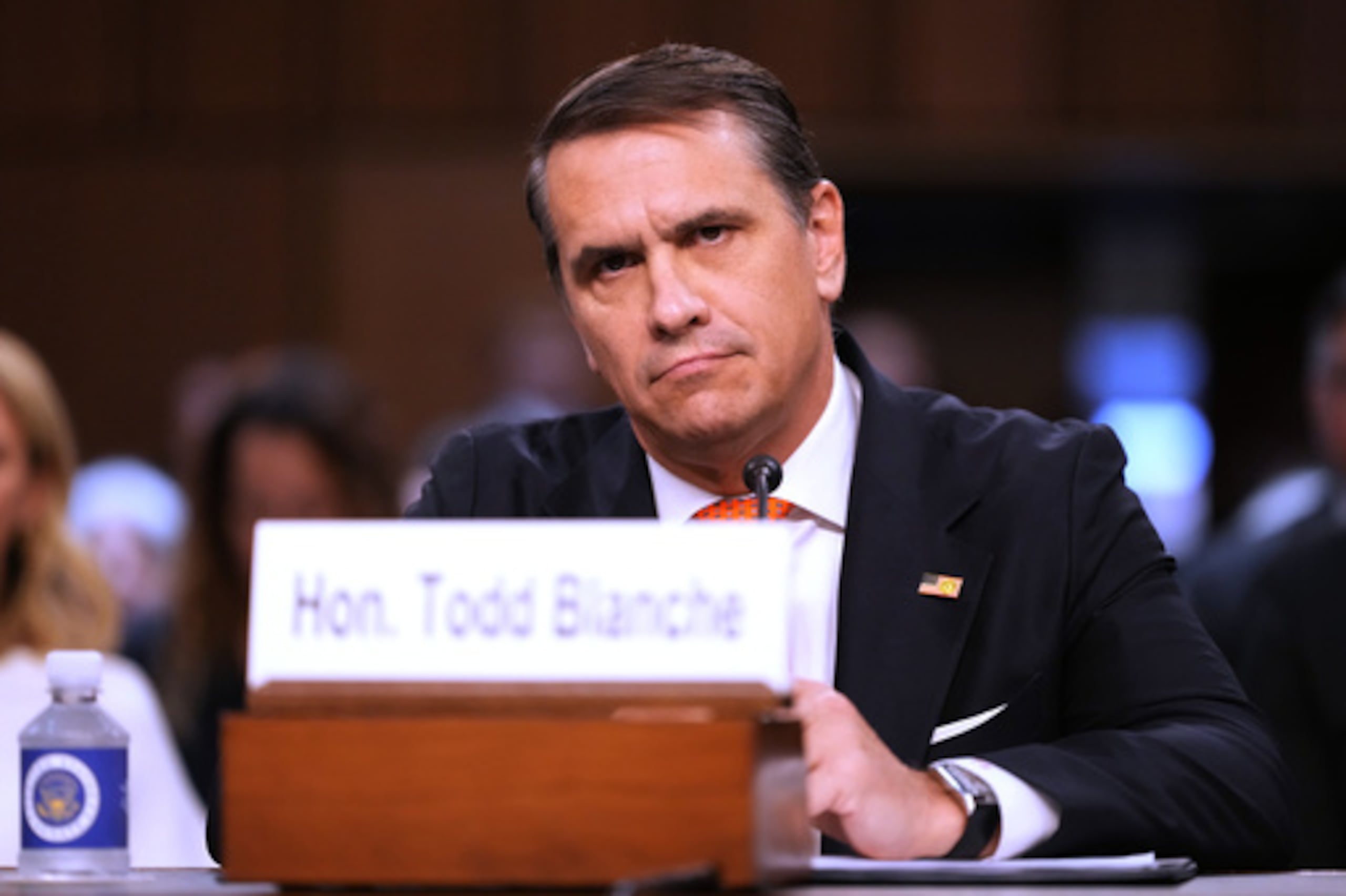El secretario interino de Justicia, Todd Blanche.
