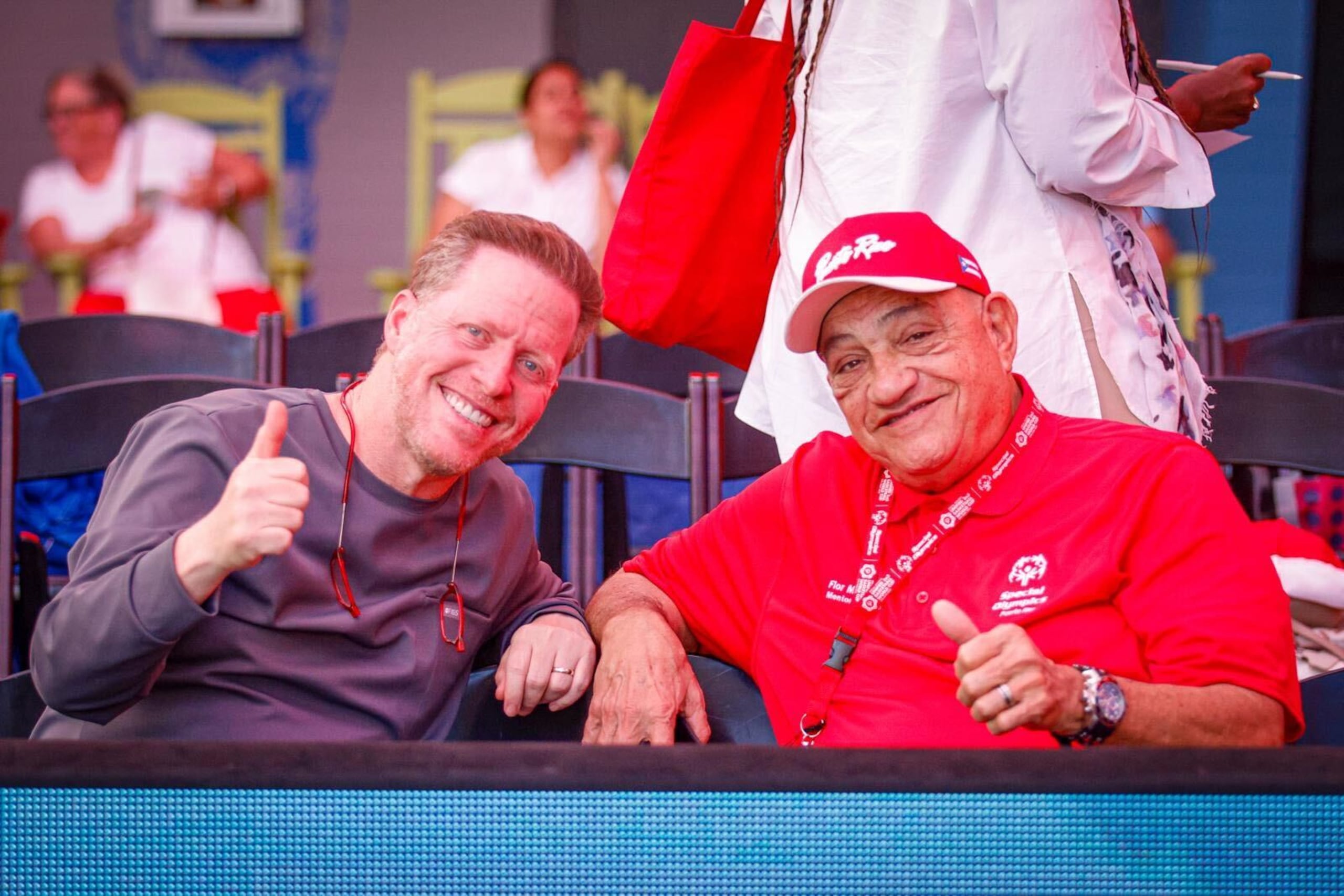 David Bernier junto a Flor Meléndez.