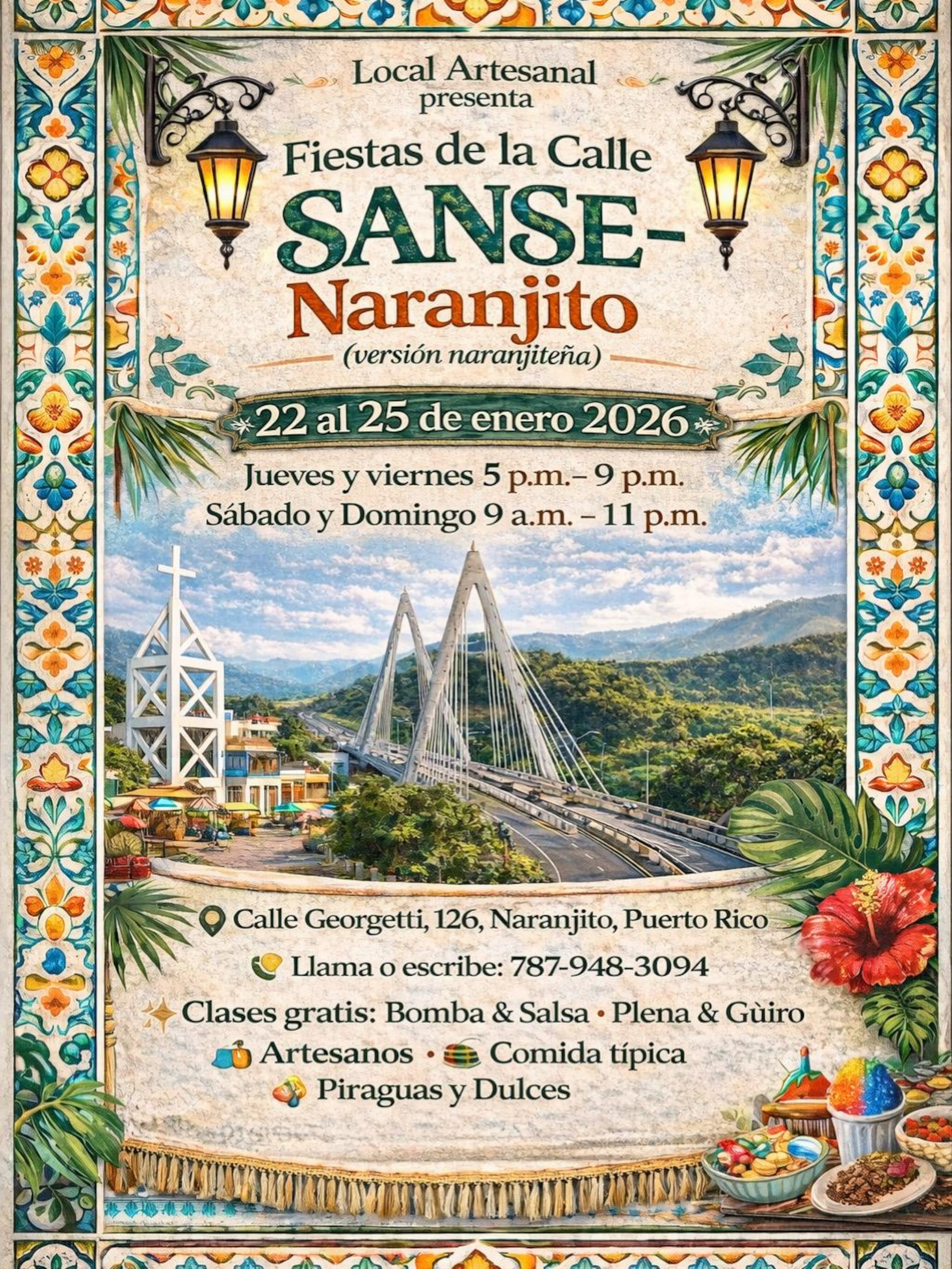 El folleto del evento.