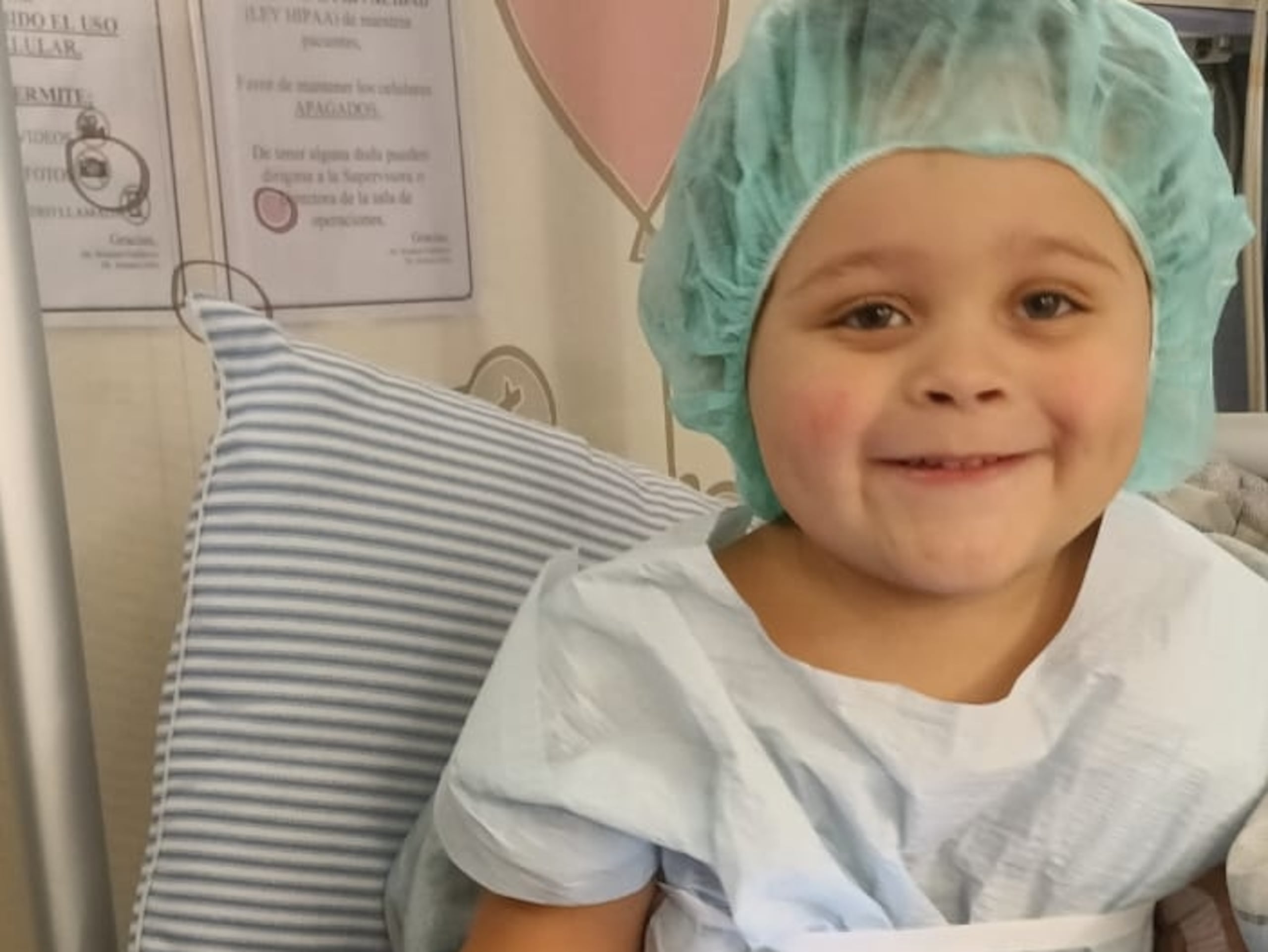 Hasta que comenzó esta situación, Rey era un niño sin problemas de enfermedades.