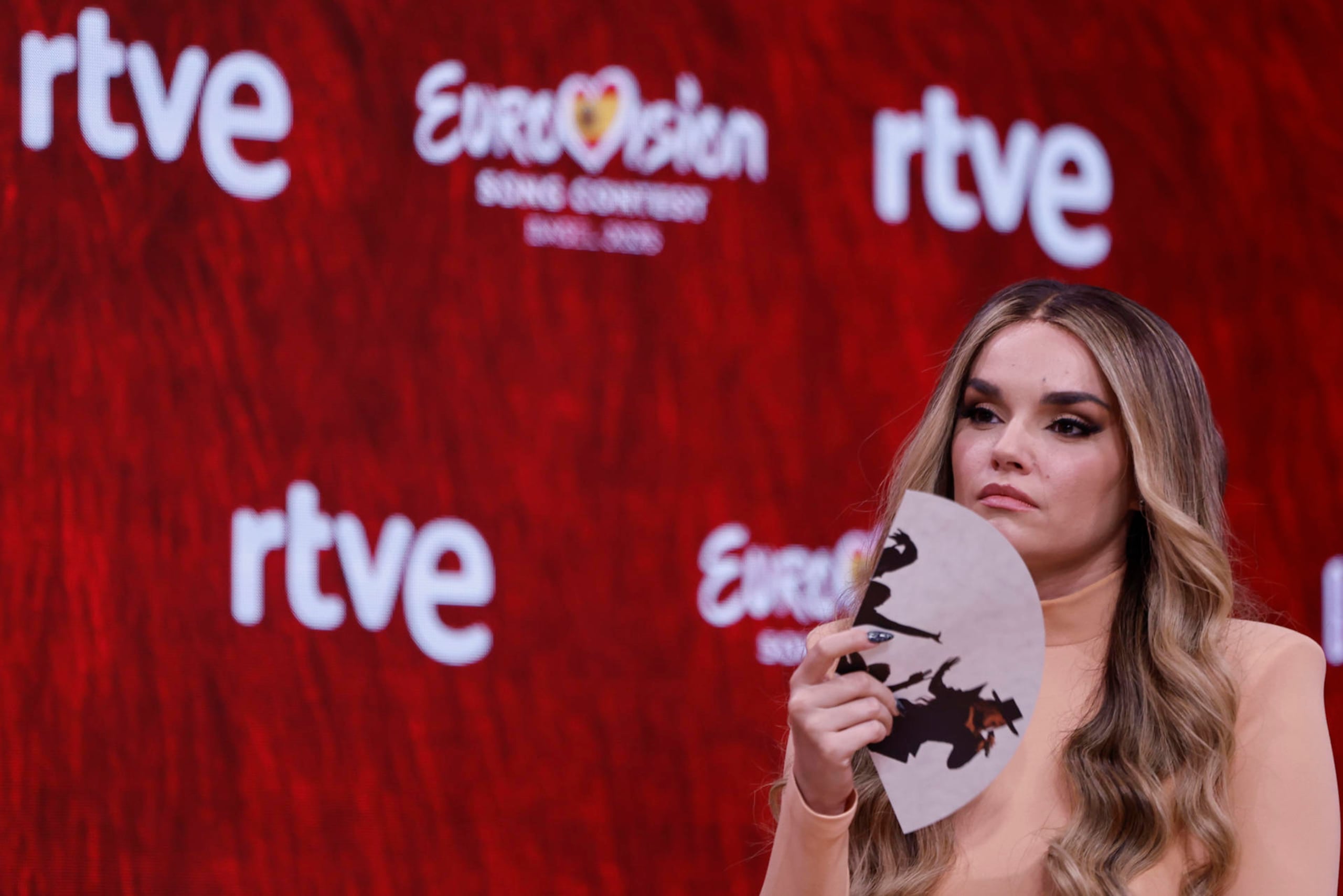 Melody ofreció una rueda de prensa para hablar de su participación en el Festival de Eurovisión, este lunes en Madrid.