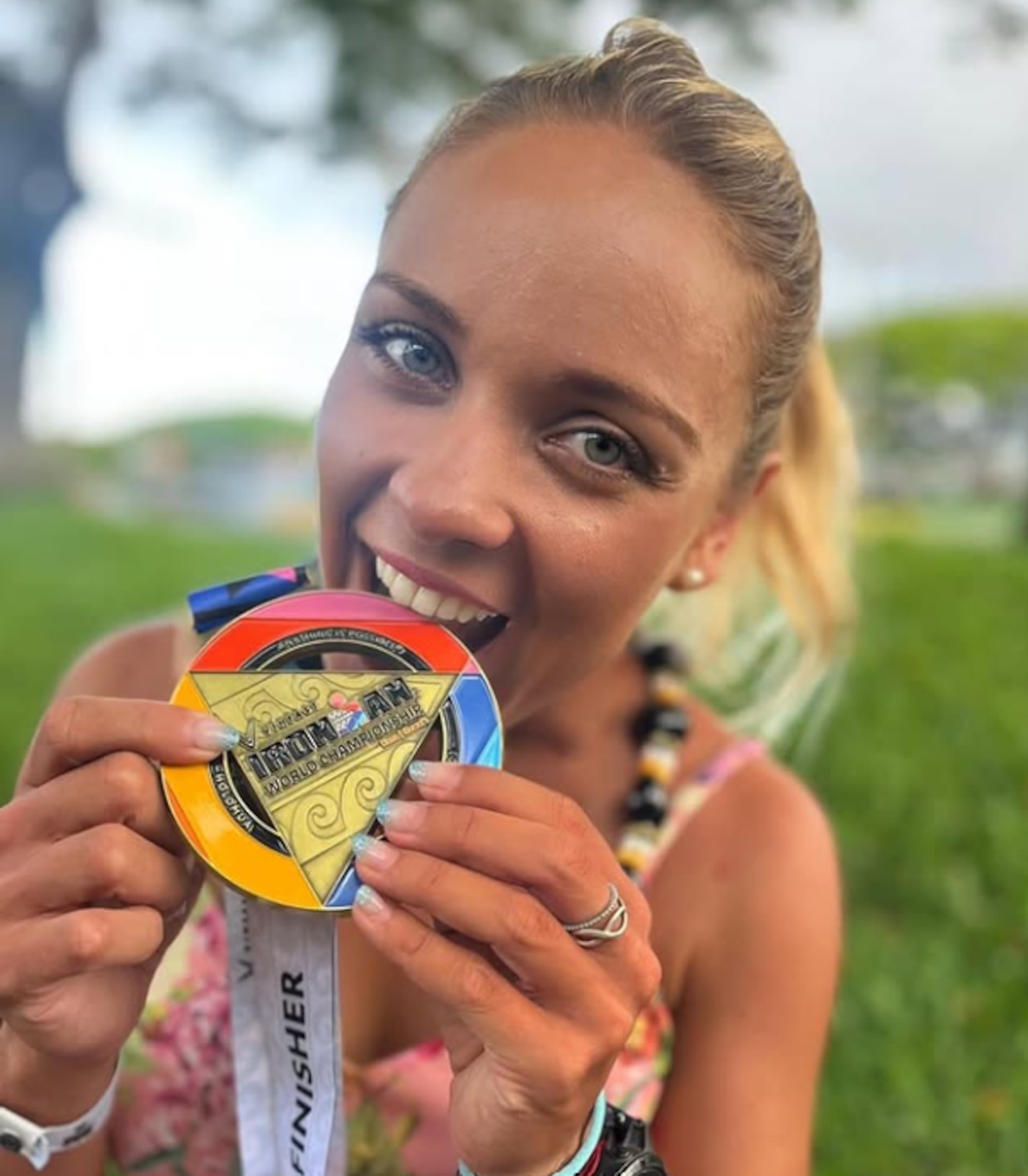Mara Flávia Araújo, triatleta e influencer brasileña de 38 años.