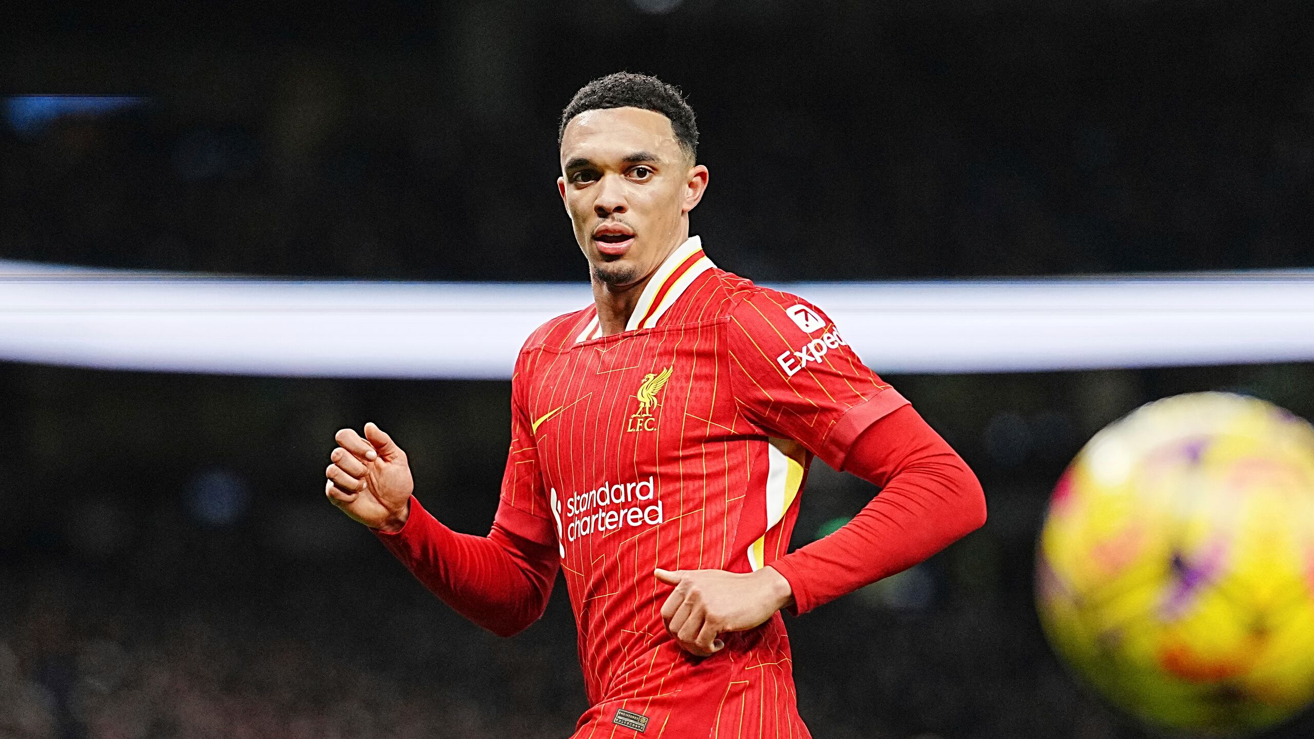 Trent Alexander-Arnold, del Liverpool, durante un partido contra el Tottenham, el 22 de diciembre de 2024.