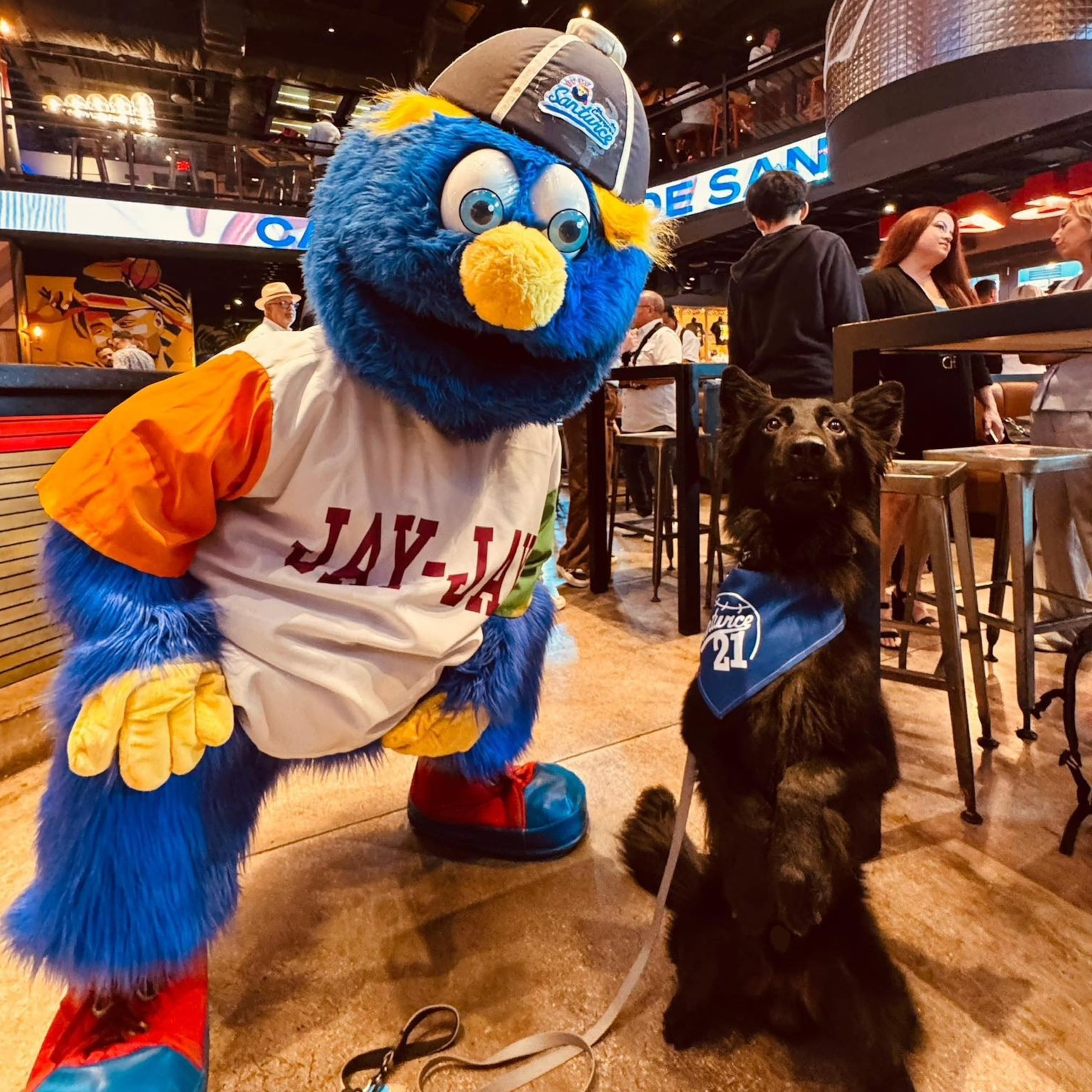 Jay-Jay y Salvatore durante la conferencia de prensa de Santurce.