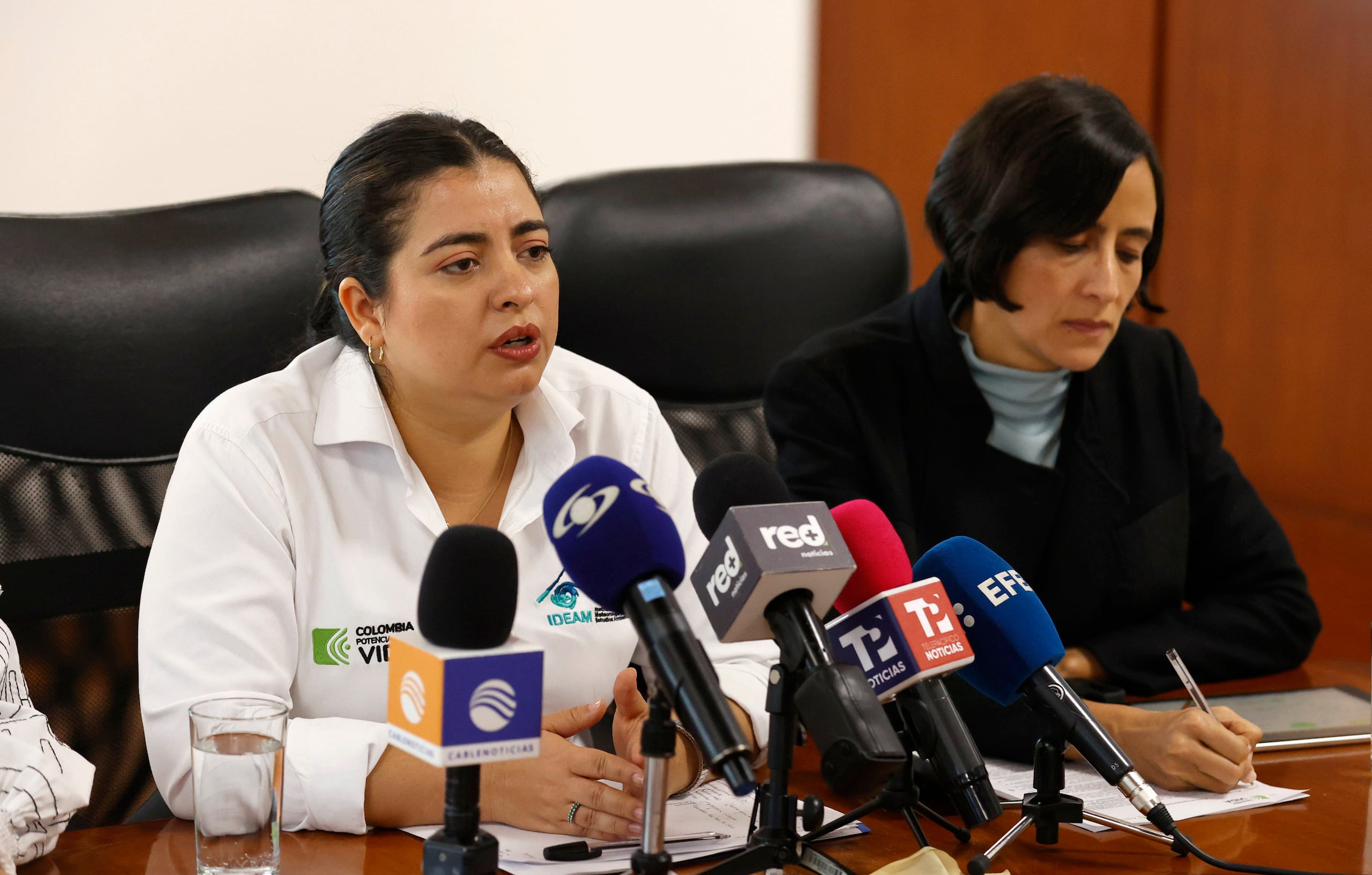 La directora del IDEAM, Ghisliane Echeverry alertó que tras 13 meses de océanos calientes, estos pasarán a enfriarse de forma drástica por la entrada rápida del fenómeno de La Niña.