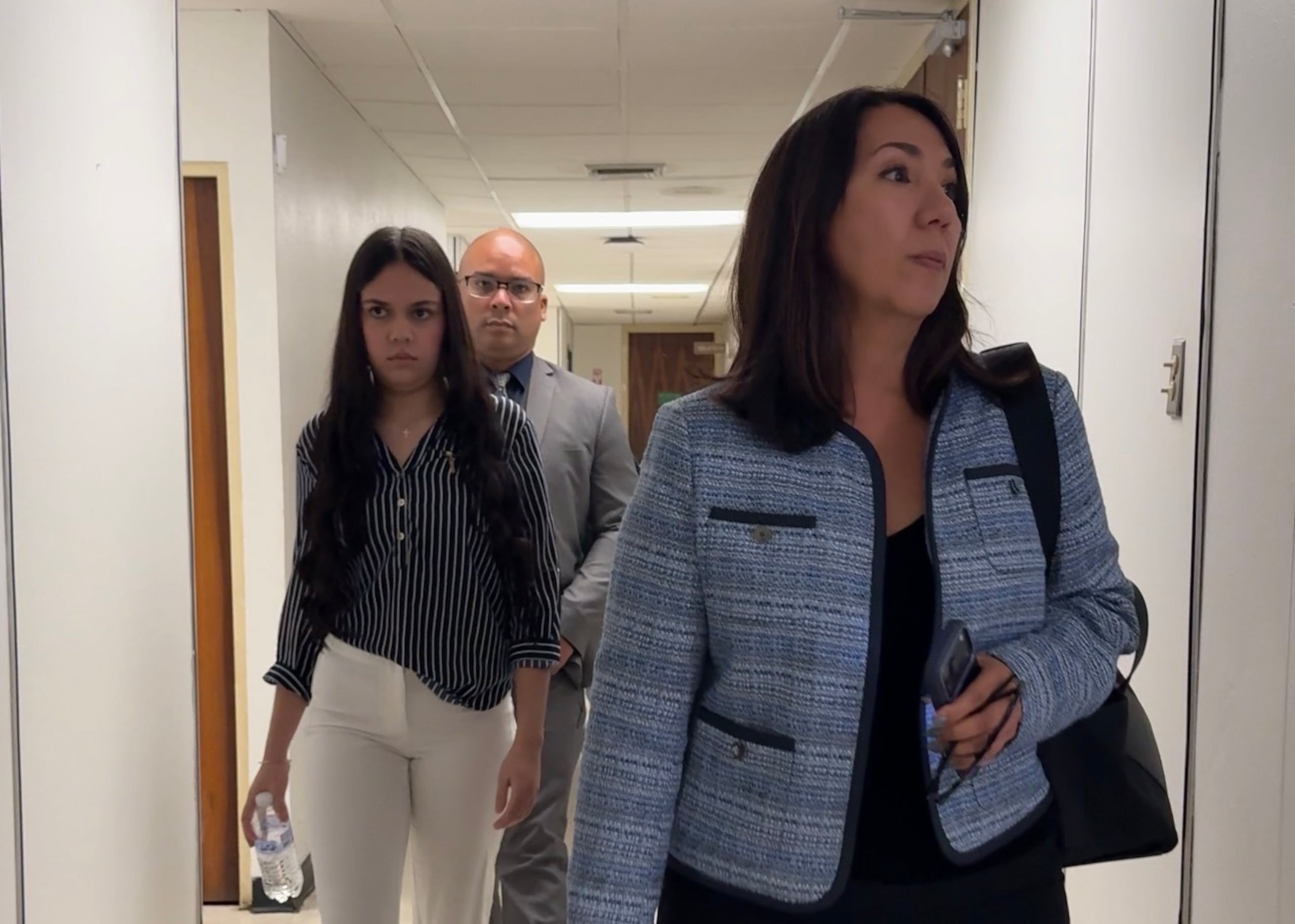 Anthonieska Avilés Cabrera durante una de las vistas en el Tribunal de Aibonito.
