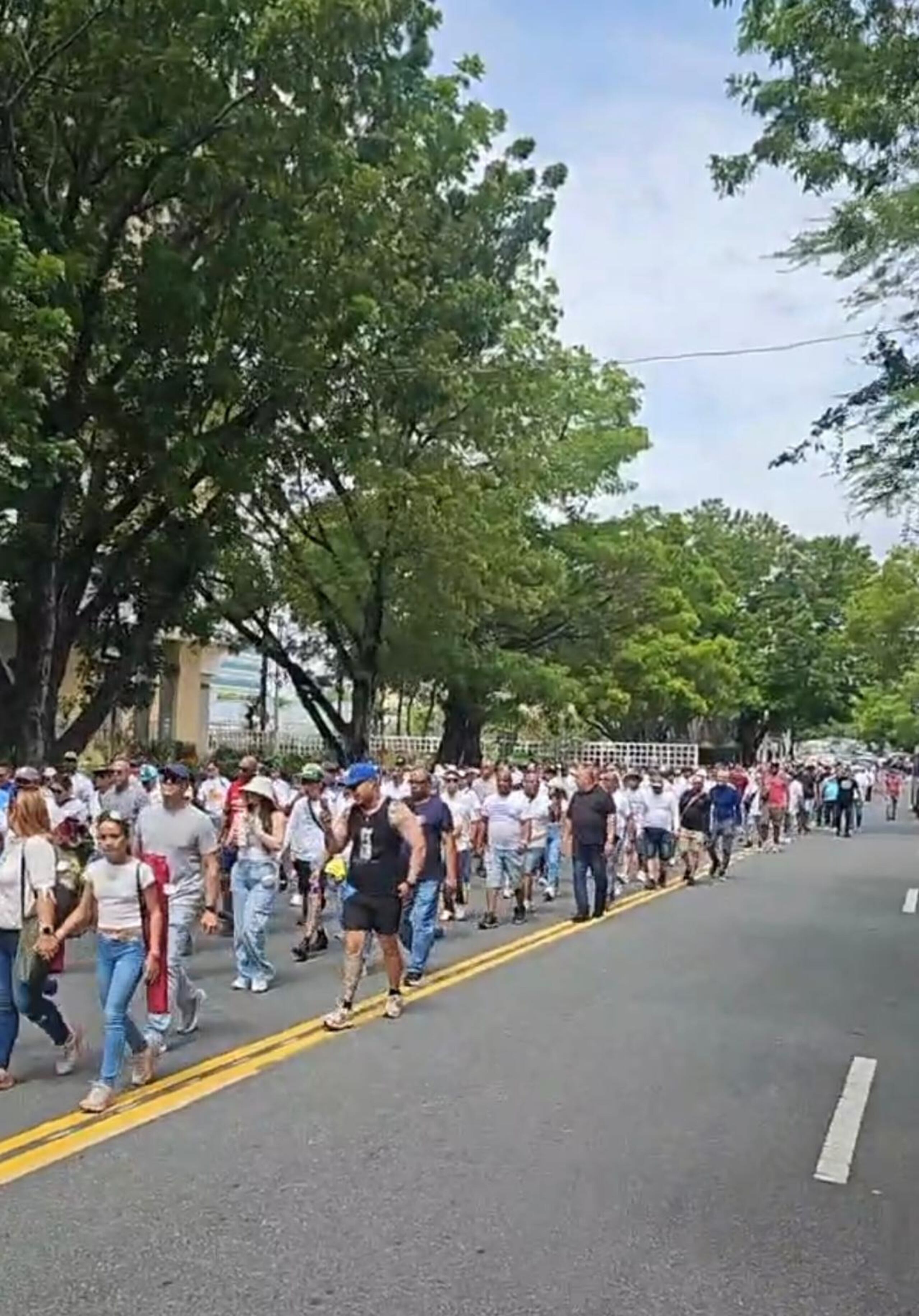 Foto de archivo de una manifestación de policías.