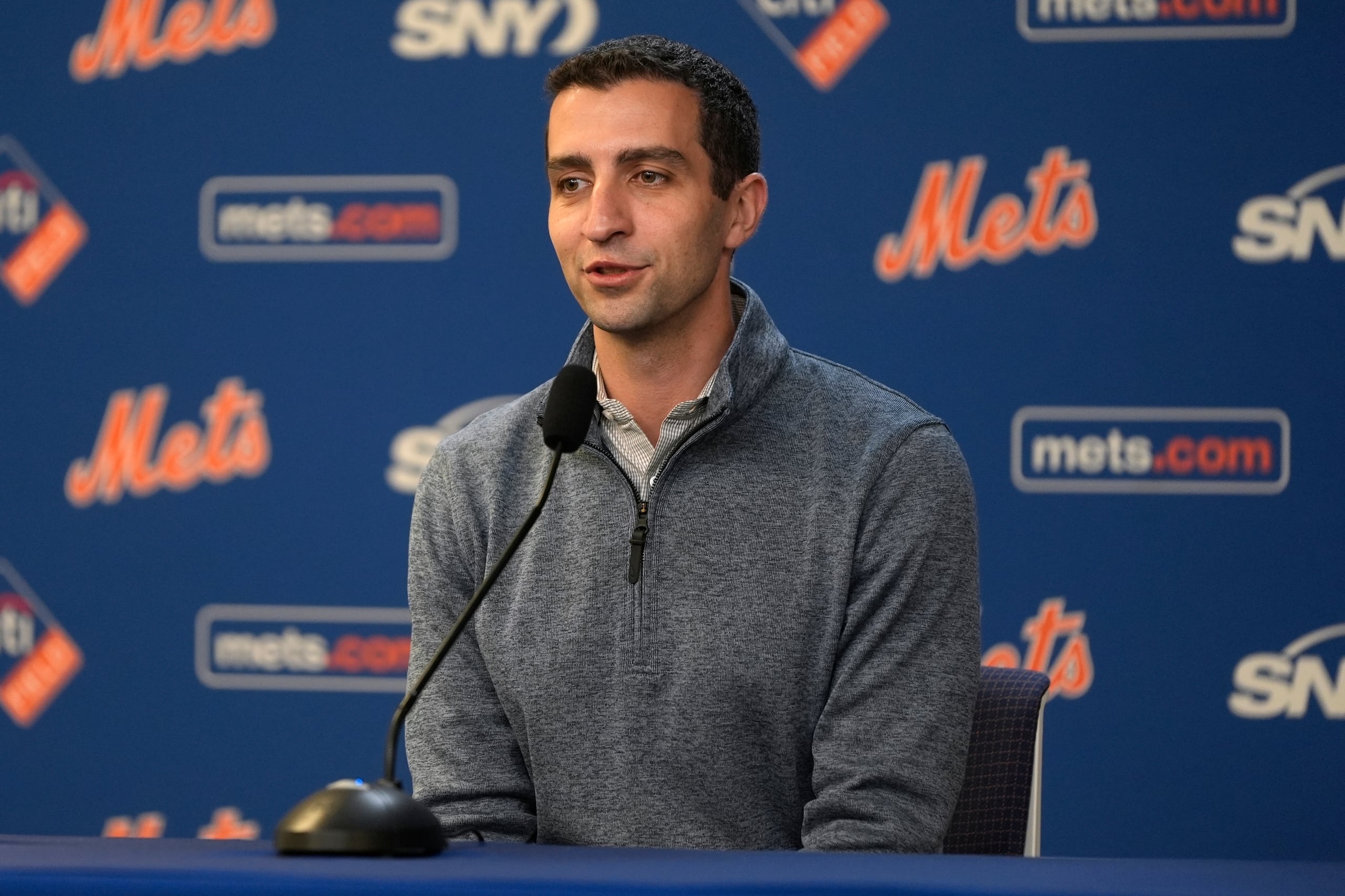 David Stearns es el presidente de operaciones deportivas de los Mets de Nueva York.