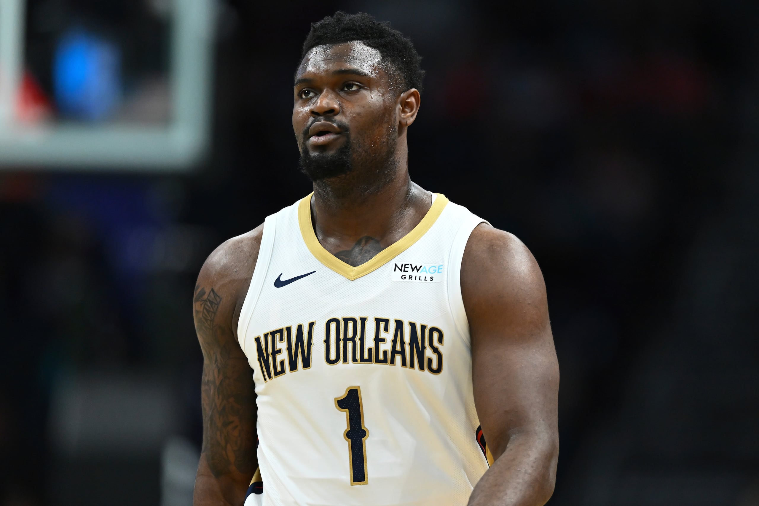 Zion Williamson, jugador de los Pelicans de Nueva Orleans en la NBA.