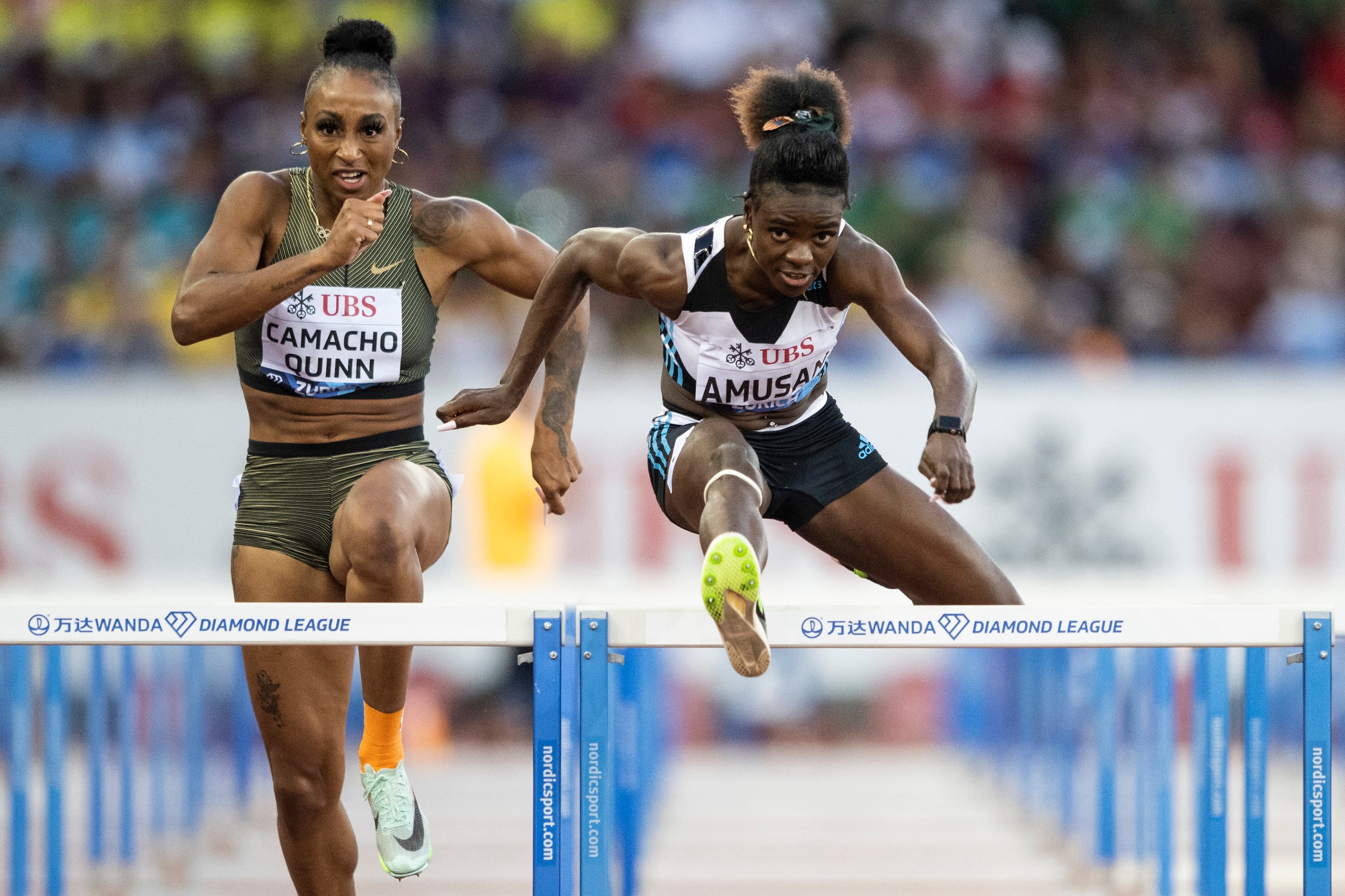 Tobi Amusan, de Nigeria, vuelve a ser investigada, lo que podría llevarla a perder el título de la Liga Diamante que el domingo, lo que llevaría a la boricua Jasmine Camacho Quinn a ser declarada campeona de la prueba.