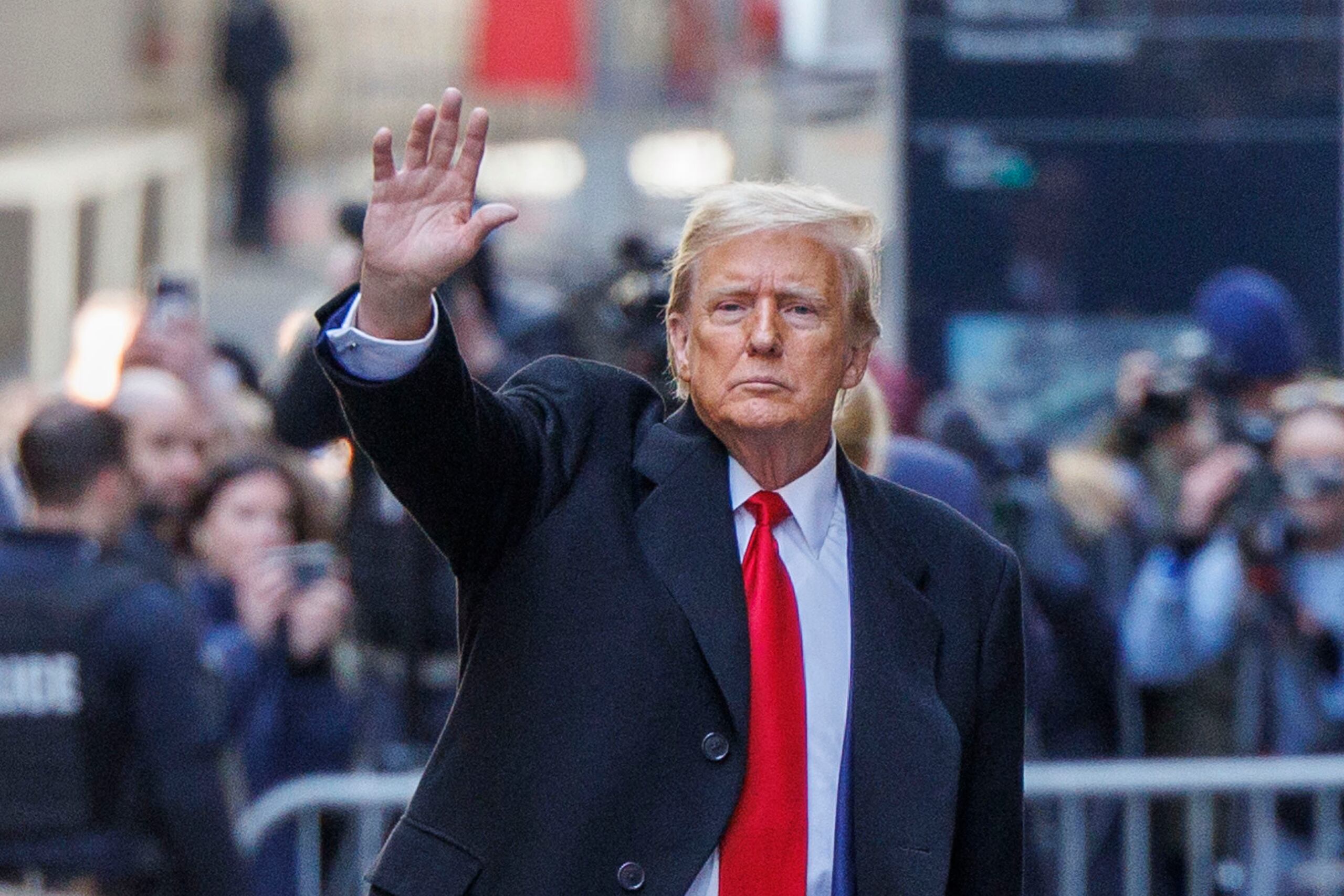 El expresidente estadounidense Donald Trump. (EFE/EPA/SARAH YENESEL)