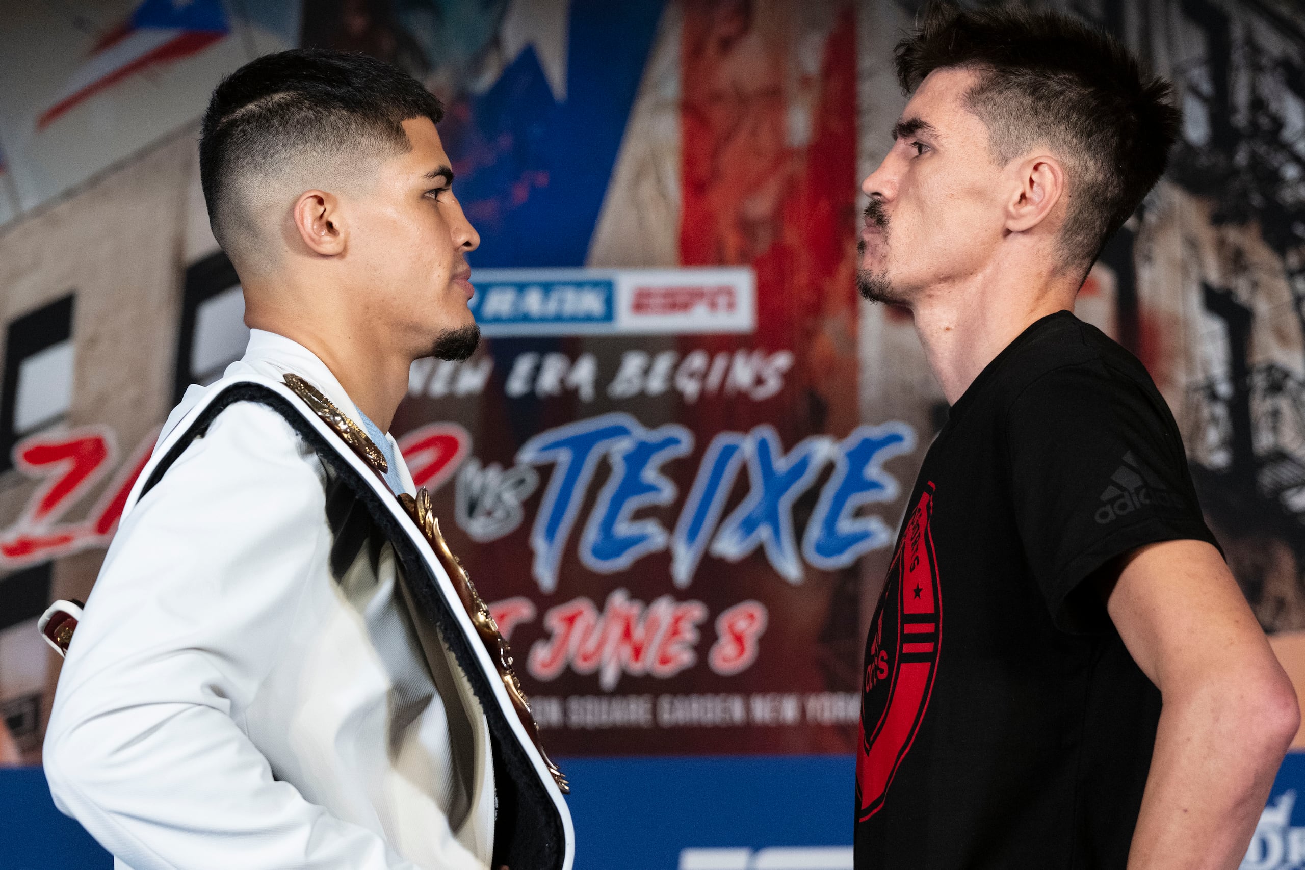 El boxeador puertorriqueño Xander Zayas tuvo un encuentro cercano con Patrick Teixeira, su oponente en la cartelera del sábado en el Madison Square Garden.