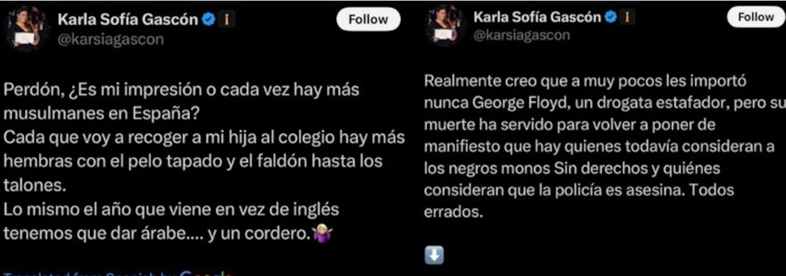 Karla Sofía Gascón.