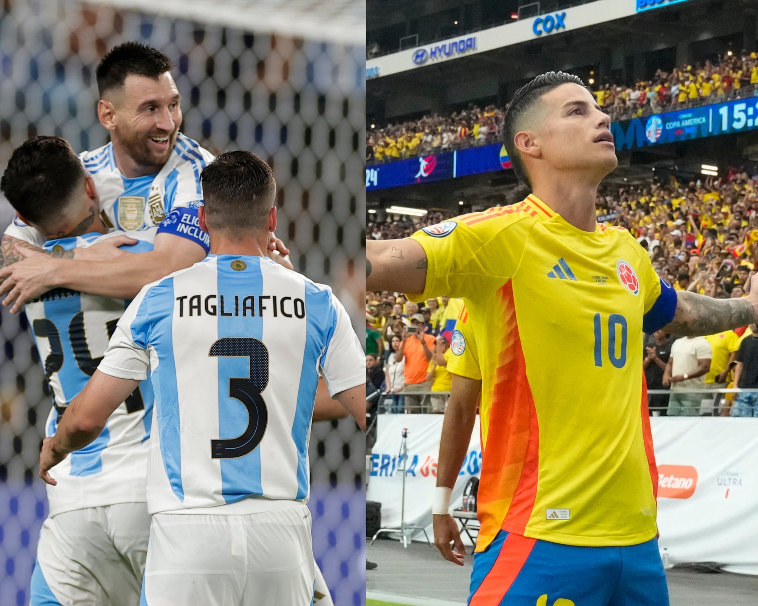 Argentina y Colombia buscan el título de la Copa América.