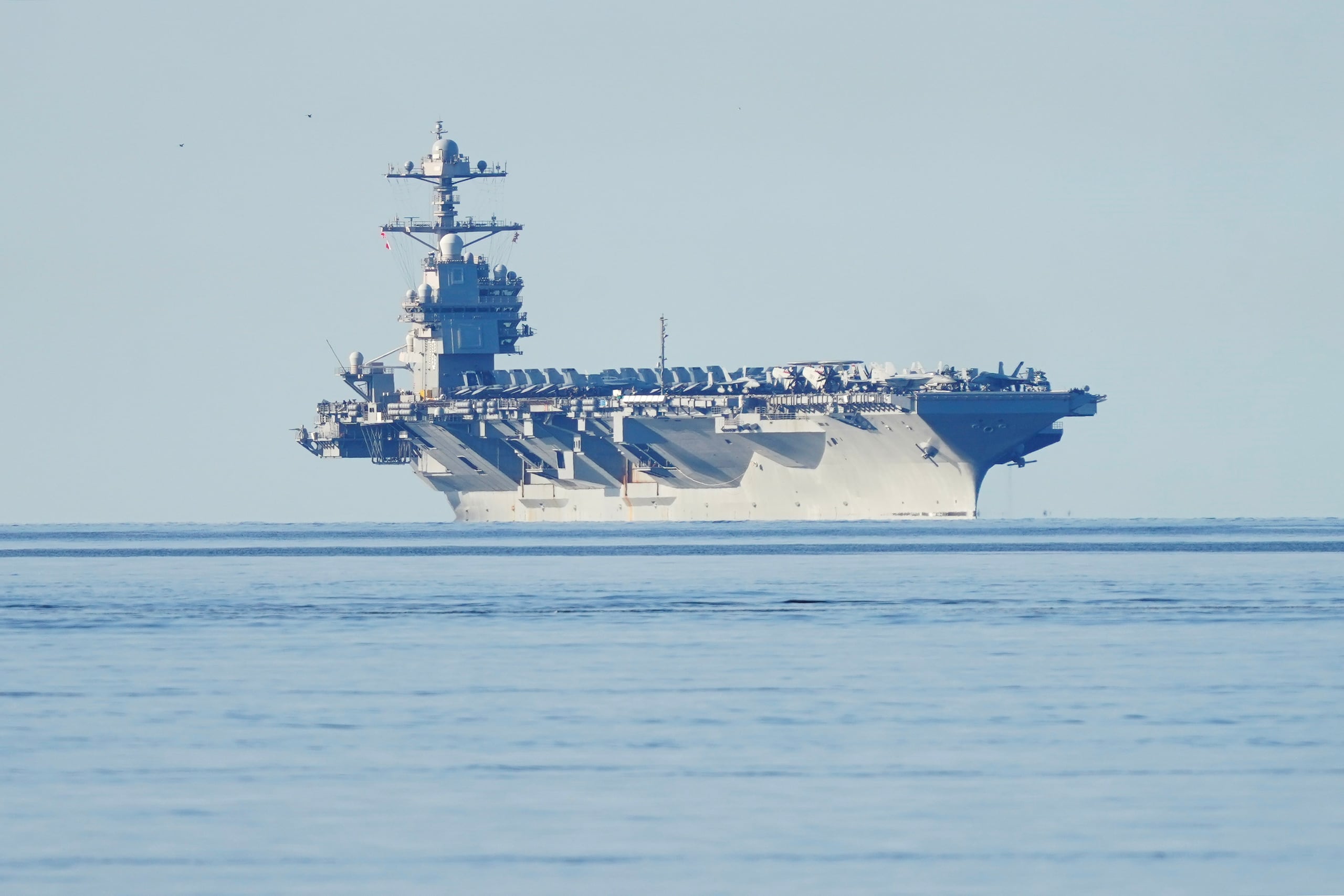 El portaaviones estadounidense USS Gerald R. Ford.