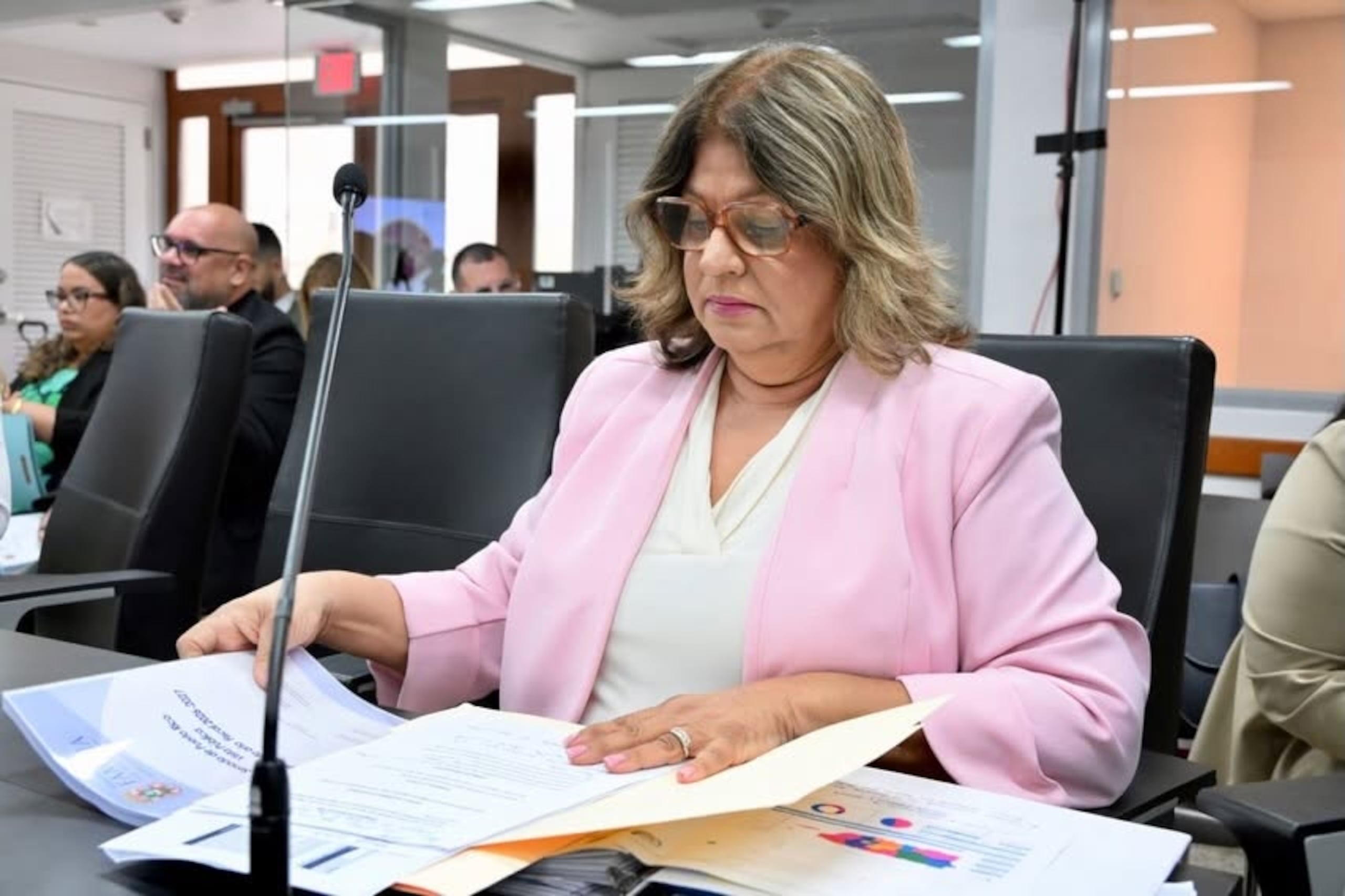 La administradora de la Administración de Desarrollo Socioeconómico de la Familia (Adsef), Blanca Medina Díaz.