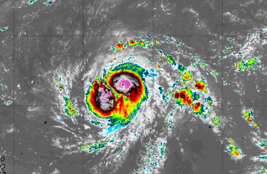 Imagen de la cobertura de: Tifón Champi se fortalece y se acerca a Guam y Rota