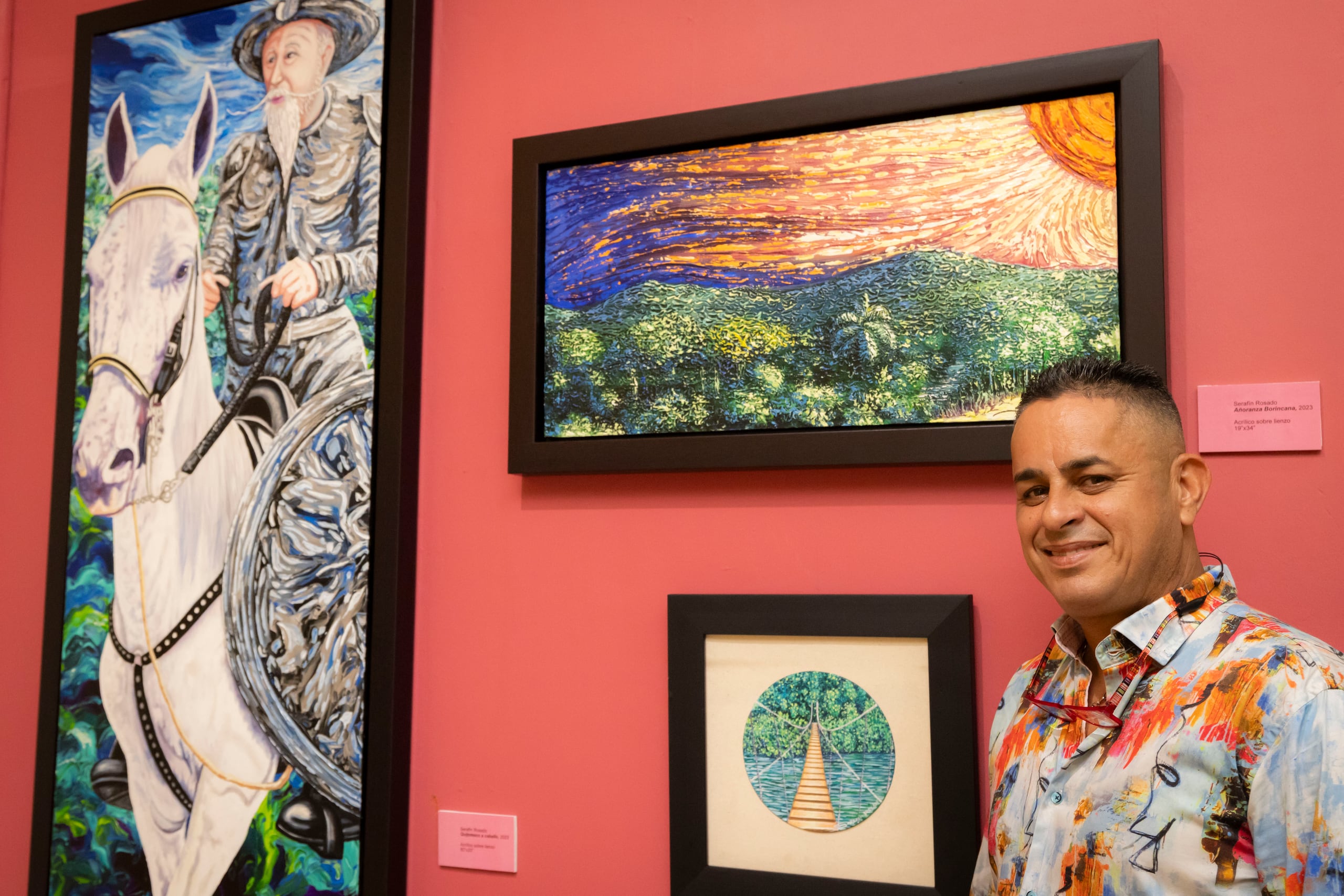 El artista sintió la vocación para la pintura temprano en su vida, en la escuela superior Las Delicias de Ponce.