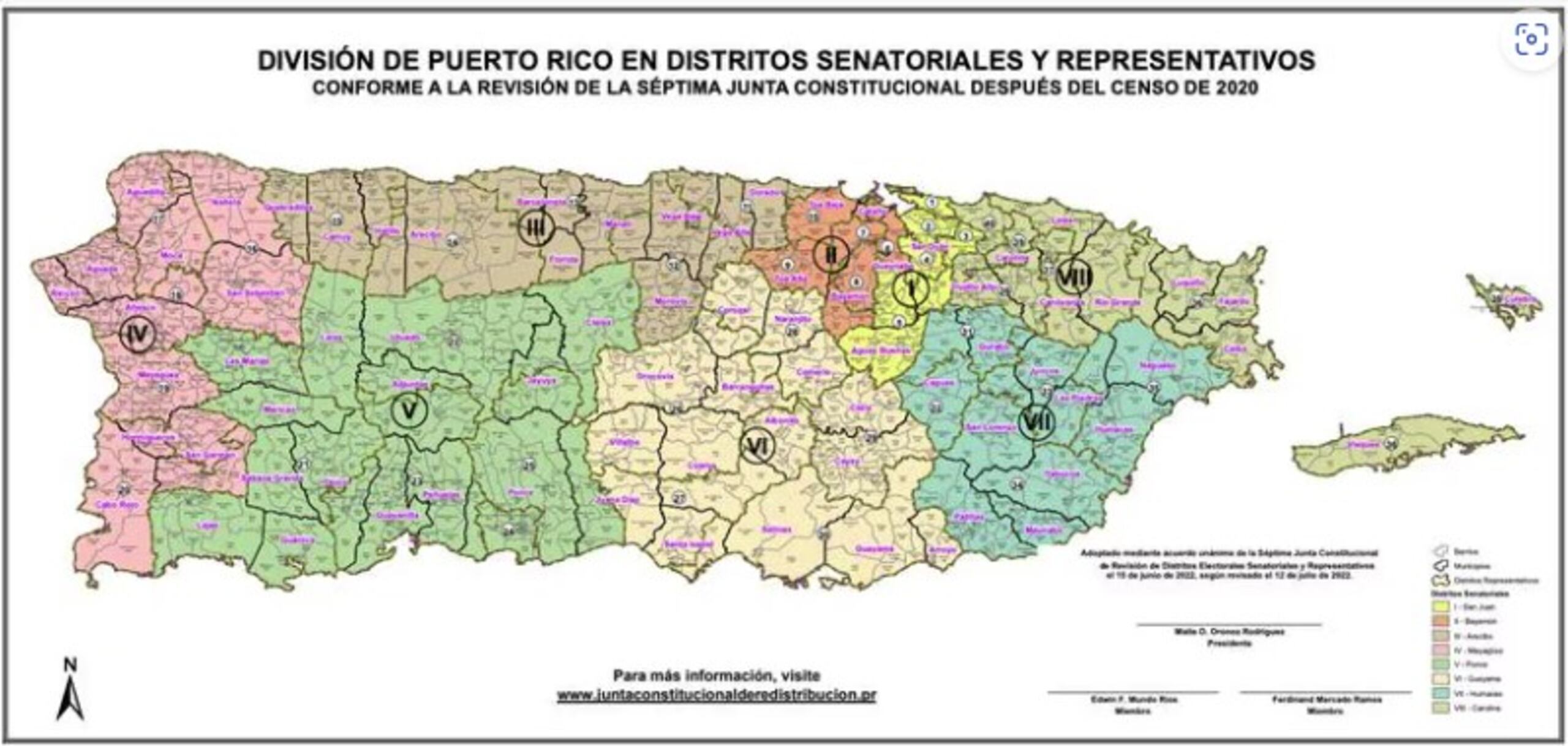 La más reciente redistribución electoral se anunció en julio de 2022.