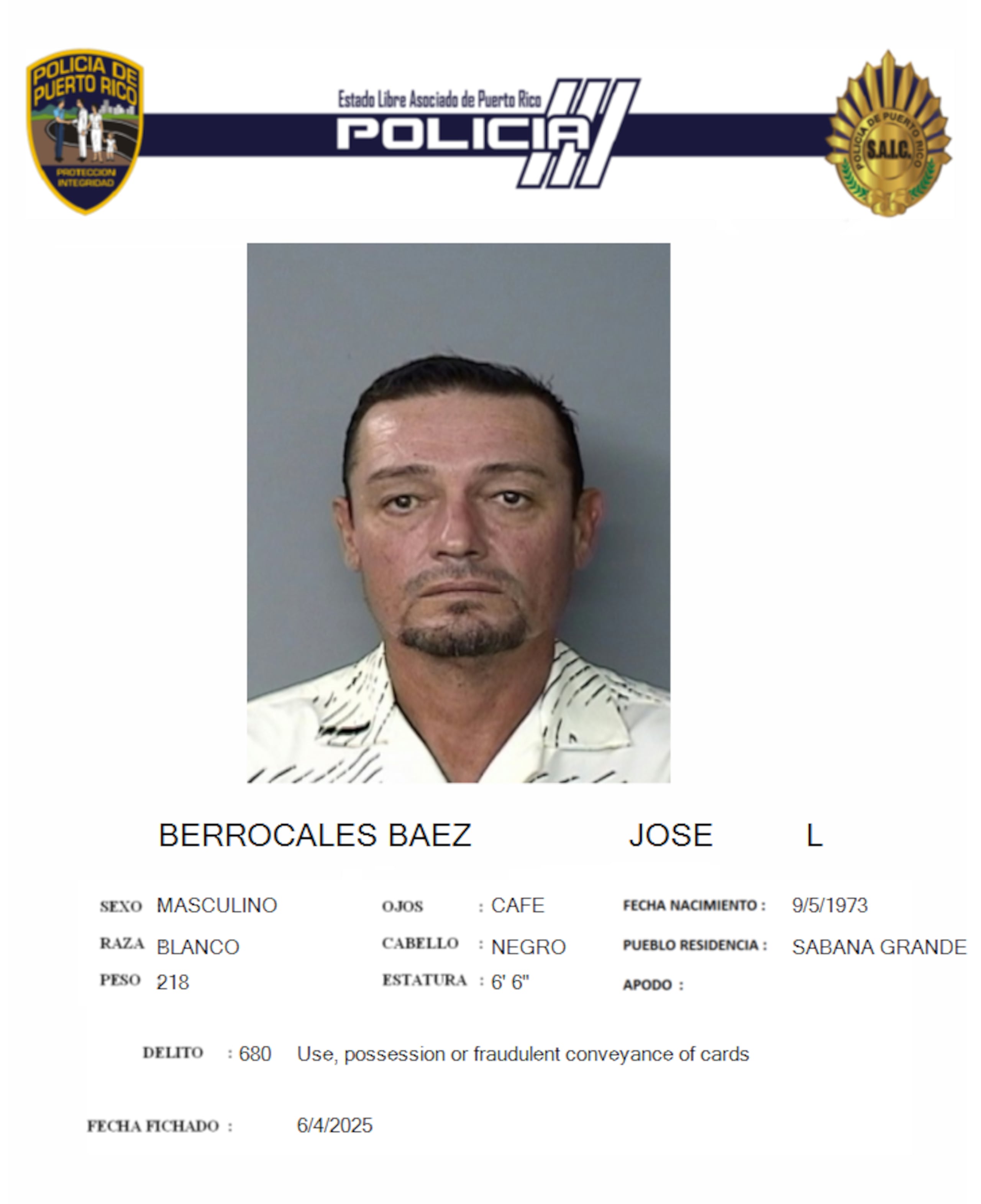 José L. Berrocales Báez, enfrenta cargos por apropiación ilegal, fraude y maltrato a envejecientes.