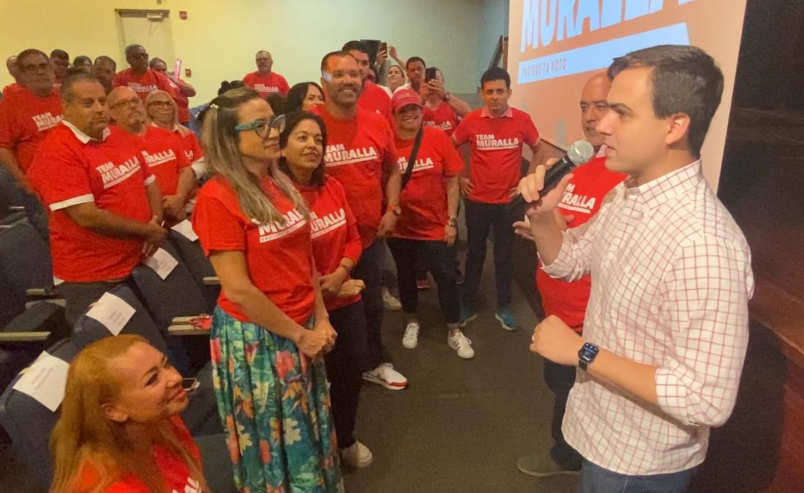 Pablo José Hernández Rivera, candidato a comisionado residente de Puerto Rico en Washington, participó del evento.