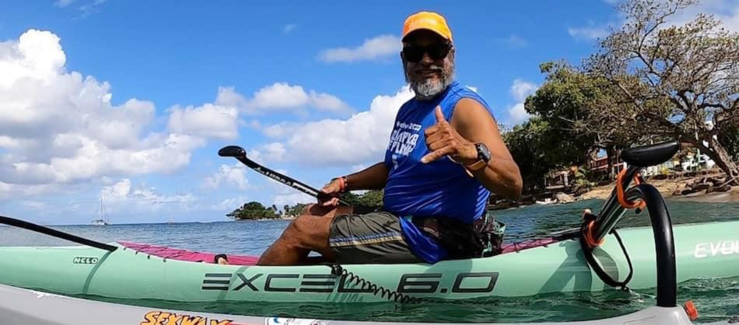 Ángel Román saldrá desde la playa Crash Boat en Aguadilla.