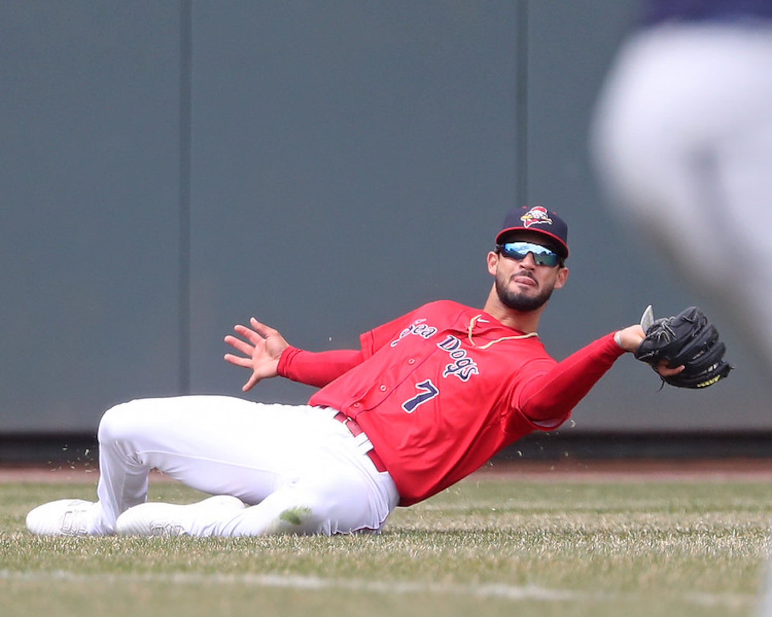 Matthew Lugo llegó a Anaheim en un cambio con Boston.