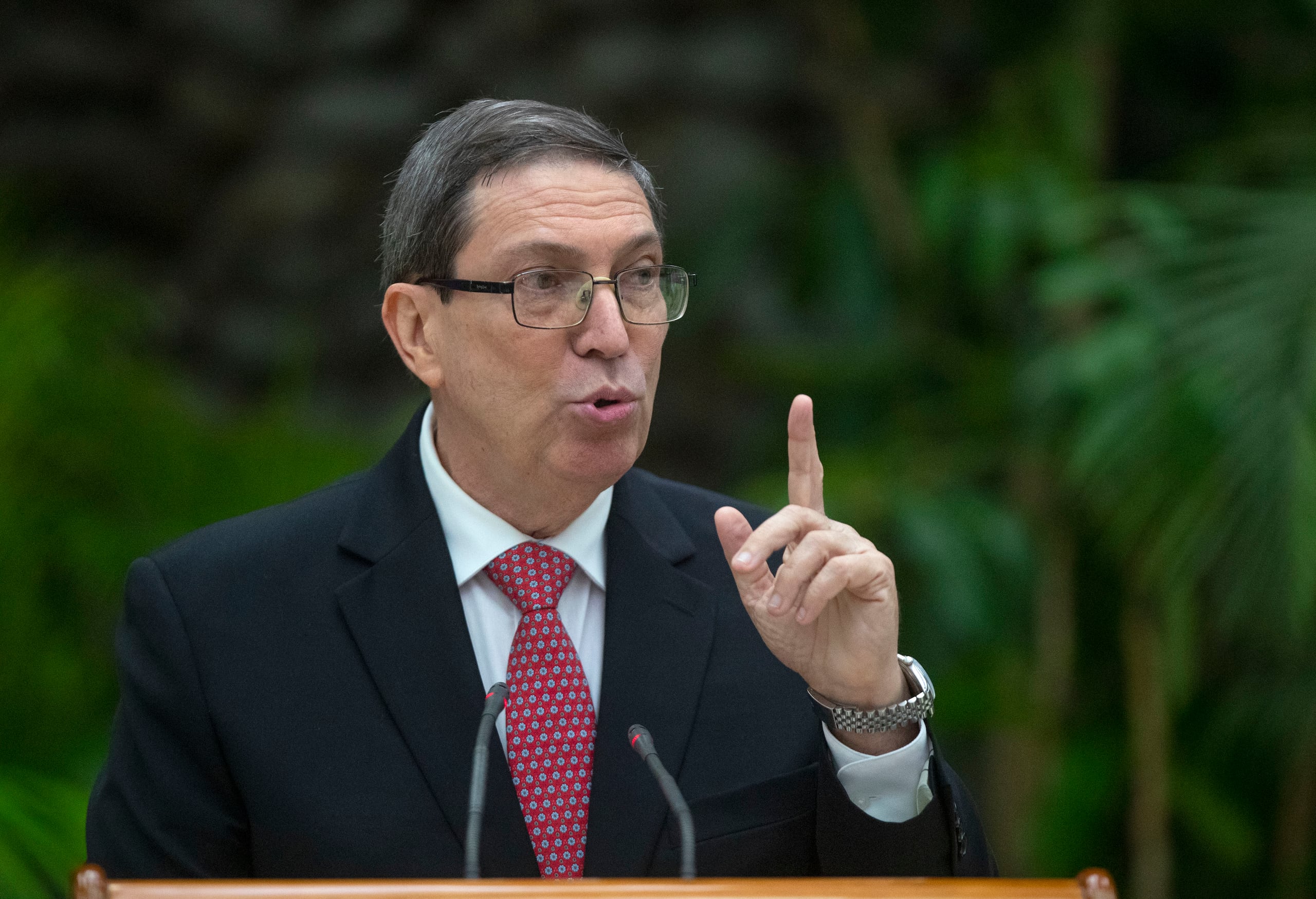 El canciller de Cuba, Bruno Rodríguez Padilla. (EFE/ Yander Zamora)