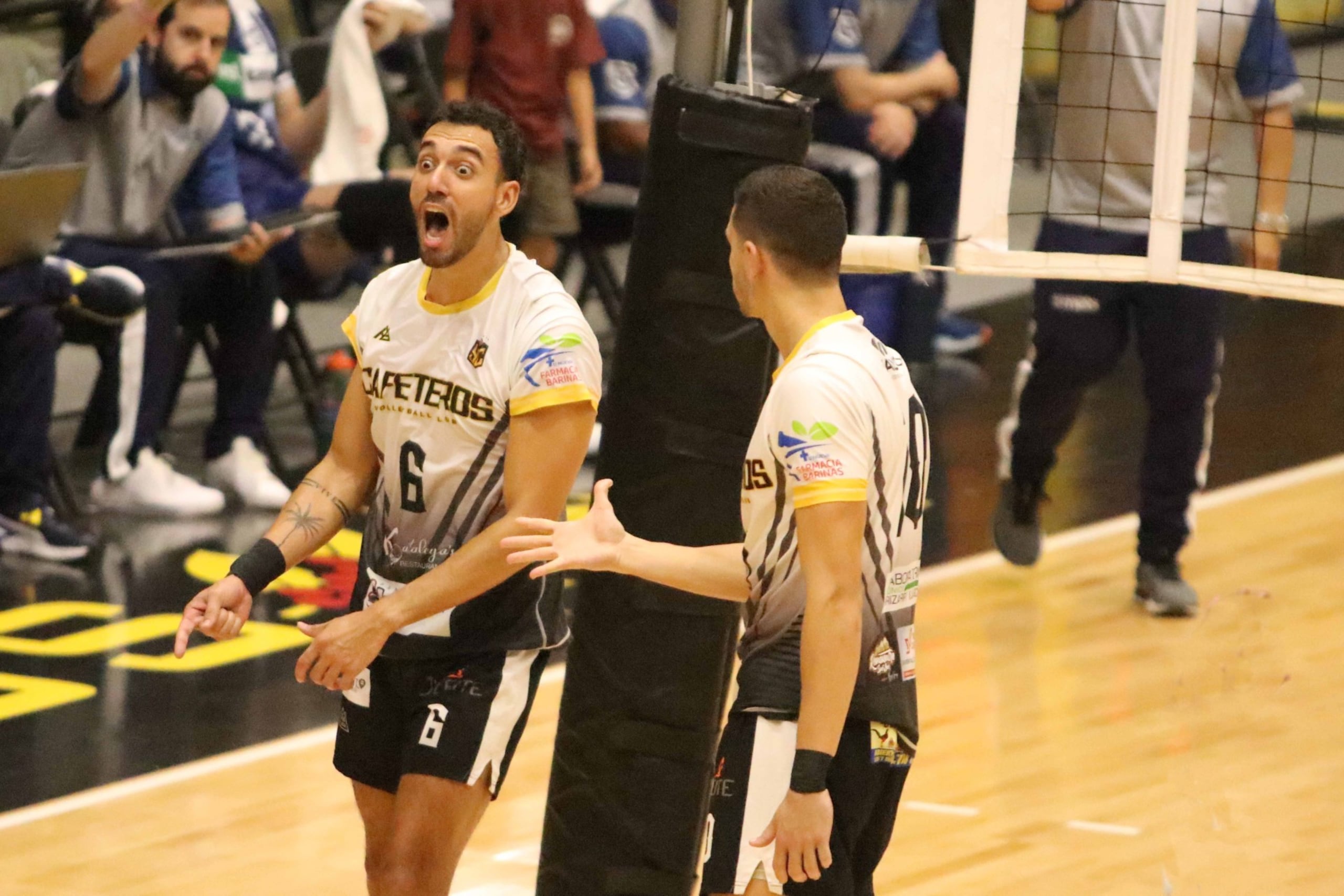 Al atacante de los Cafeteros, Diego Negrón, fue una constante para el equipo en la temporada 2024 de Voleibol Superior.