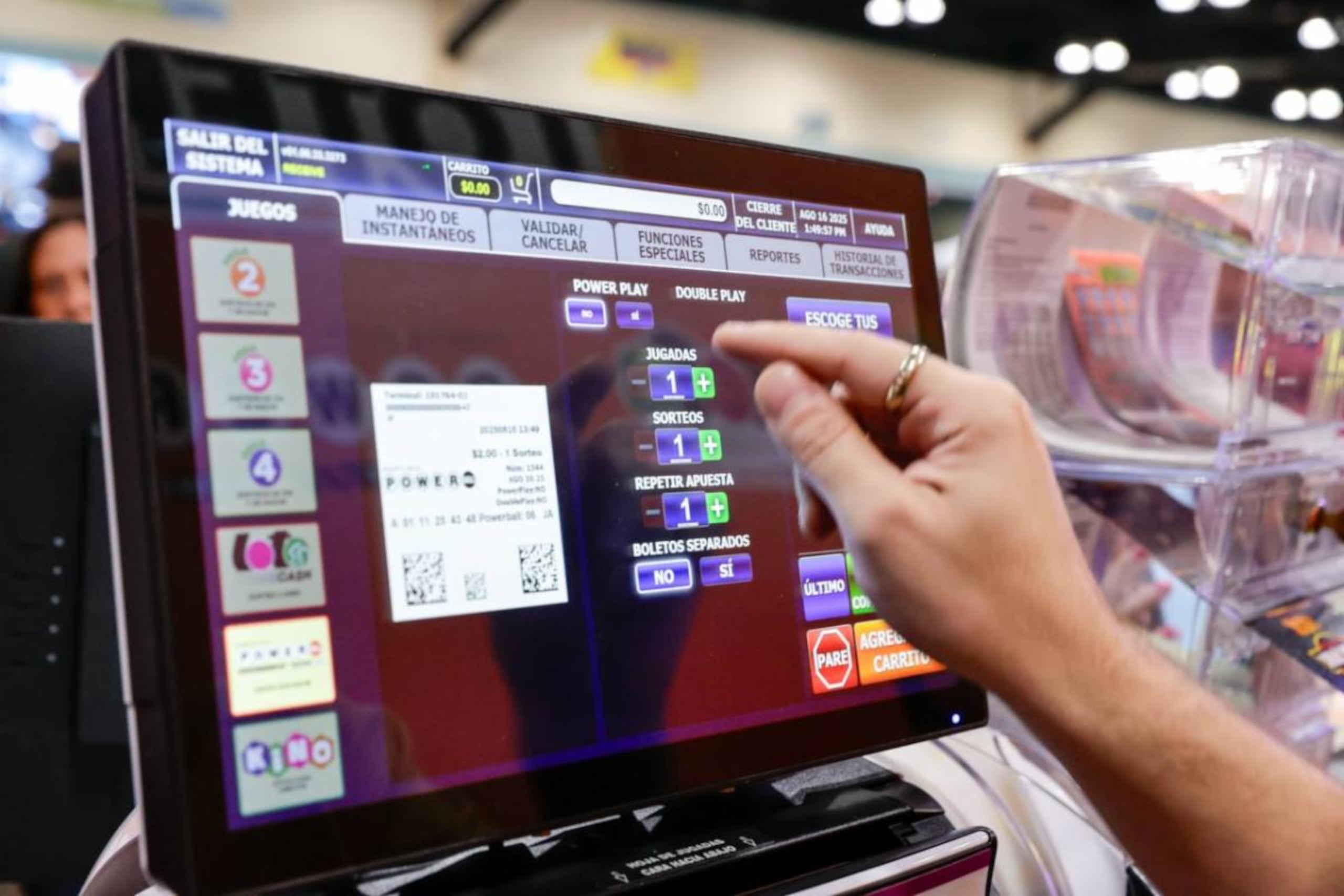 El premio, según informó la Lotería Electrónica de Puerto Rico en comunicado de prensa, fue de $1,595,000.