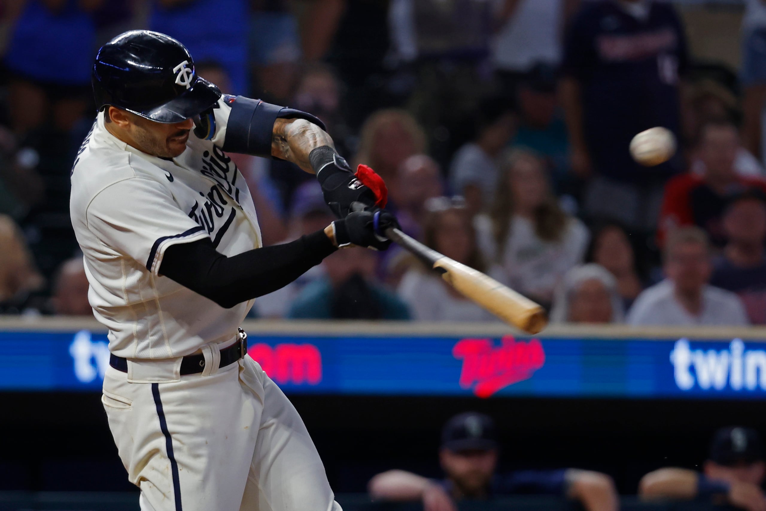 El puertorriqueño Carlos Correa batea este año .221 con 12 jonrones y 48 RBI para los Twins.