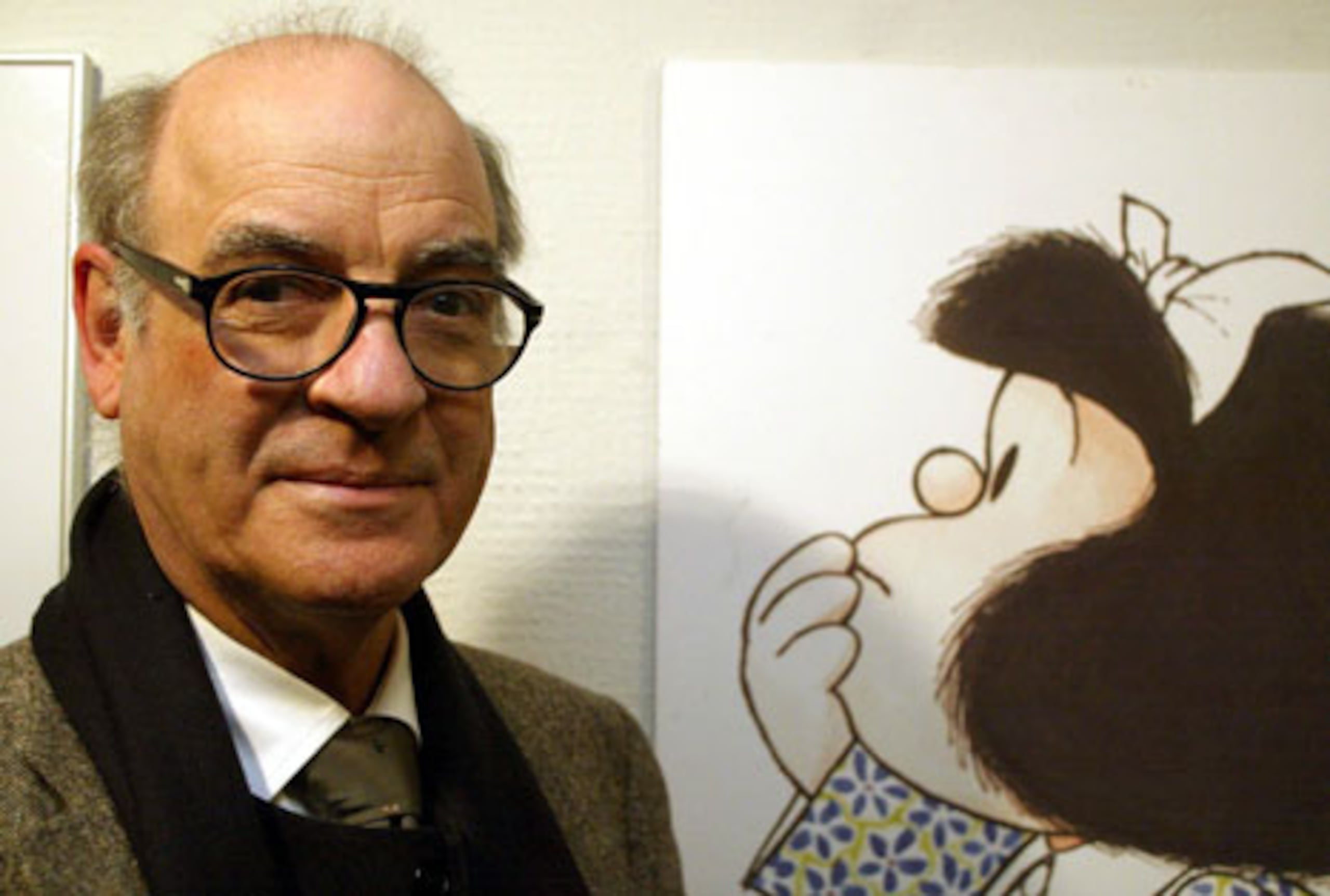 El humorista gráfico Joaquín Salvador "Quino", creador de "Mafalda". (Archivo)
