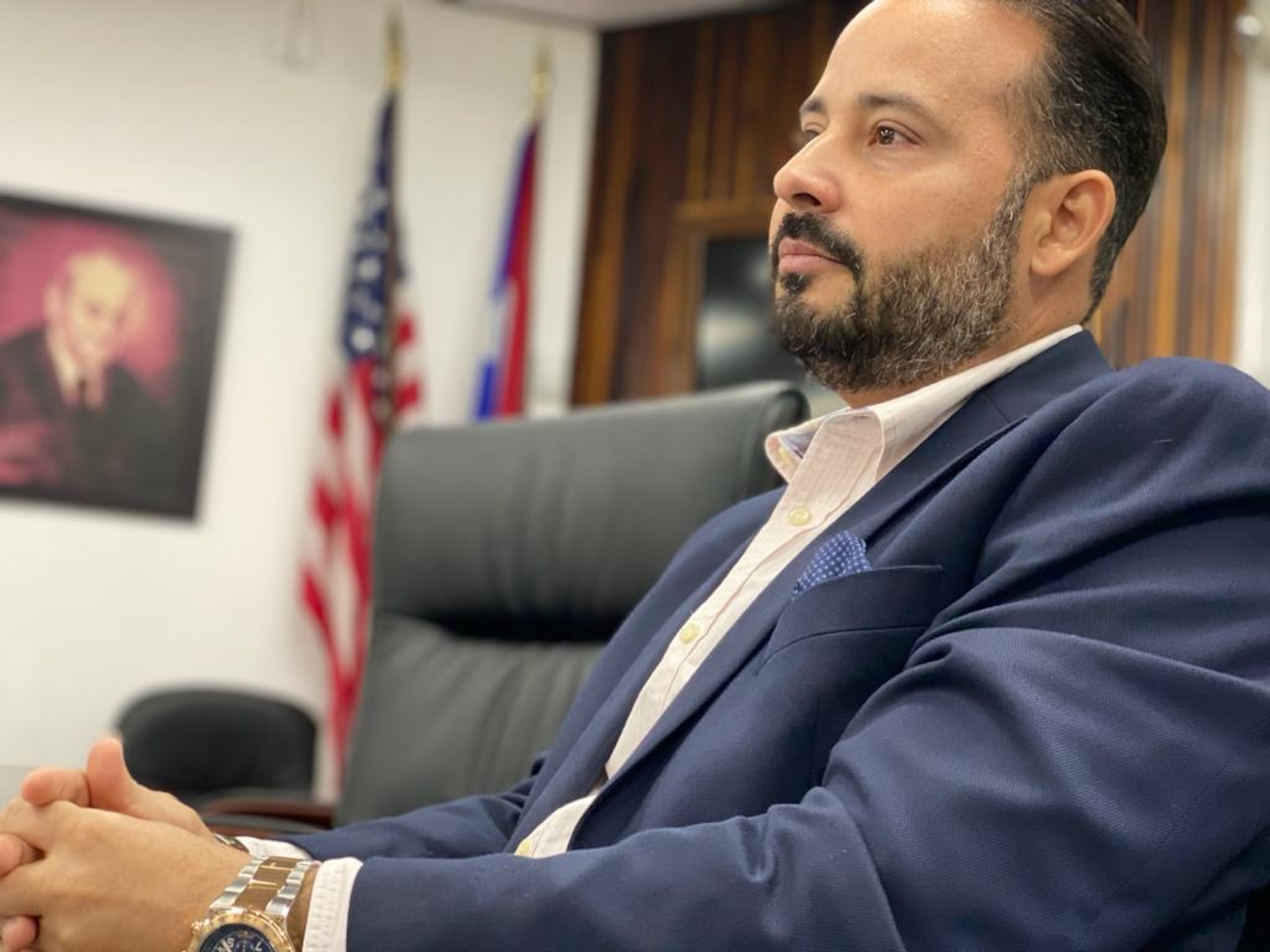 Luis Javier Hernandez, presidente de la Asociación de Alcaldes.
