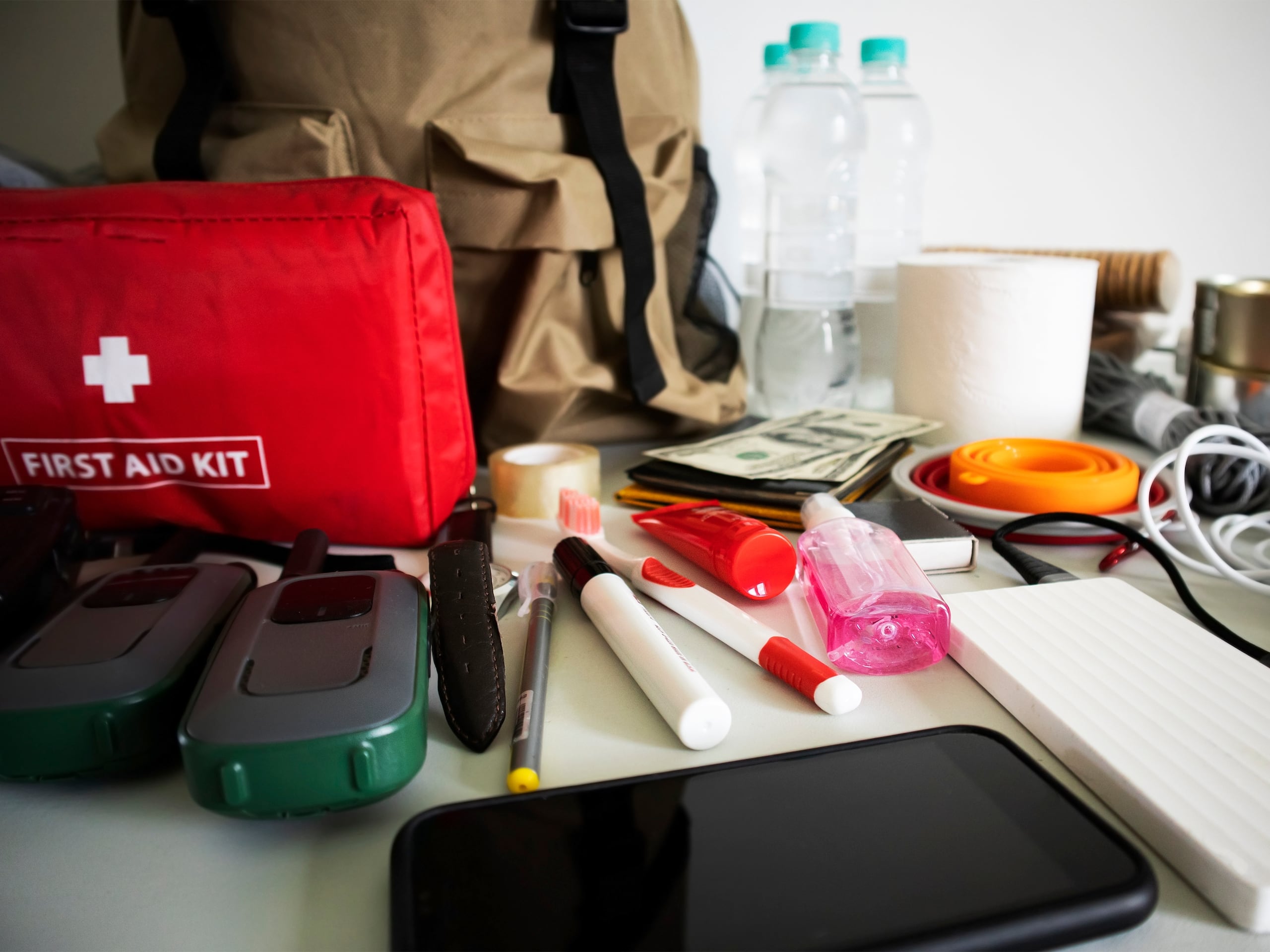 Es importante que todos en la familia tengan su mochila de emergencia.