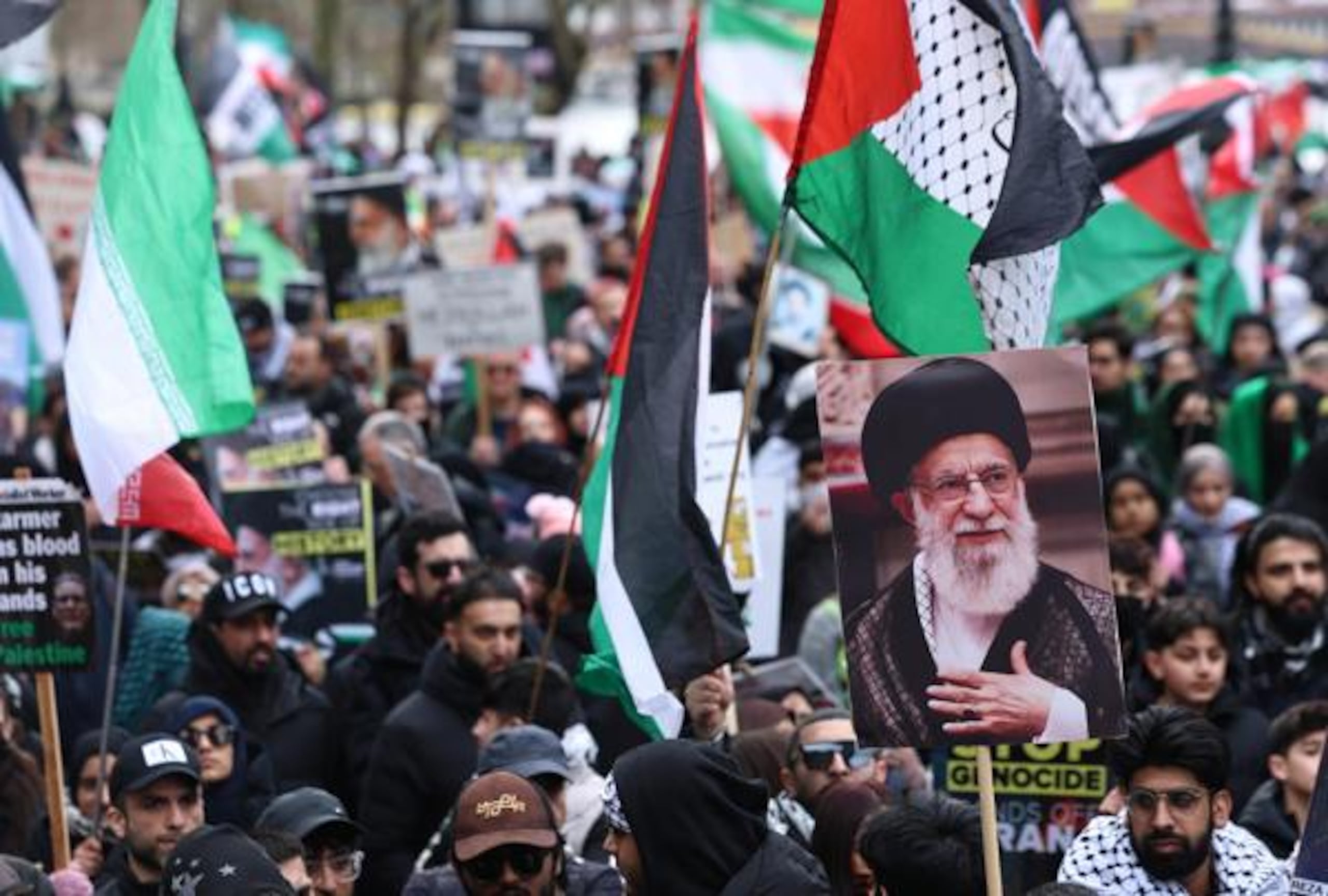 Manifestación pro Irán en Londres