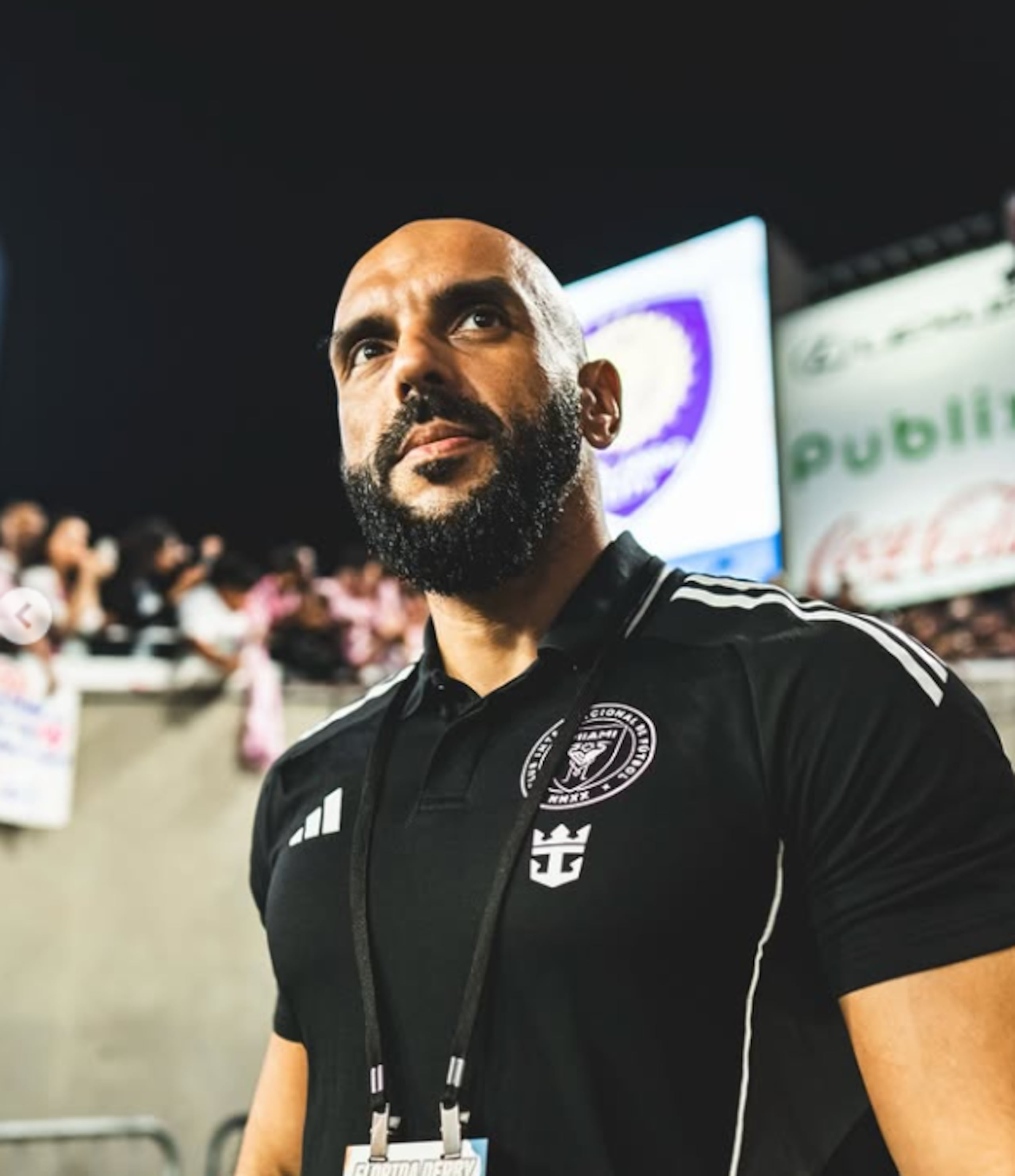 Yassine Cheuko, el famoso guardaespaldas de Lionel Messi.