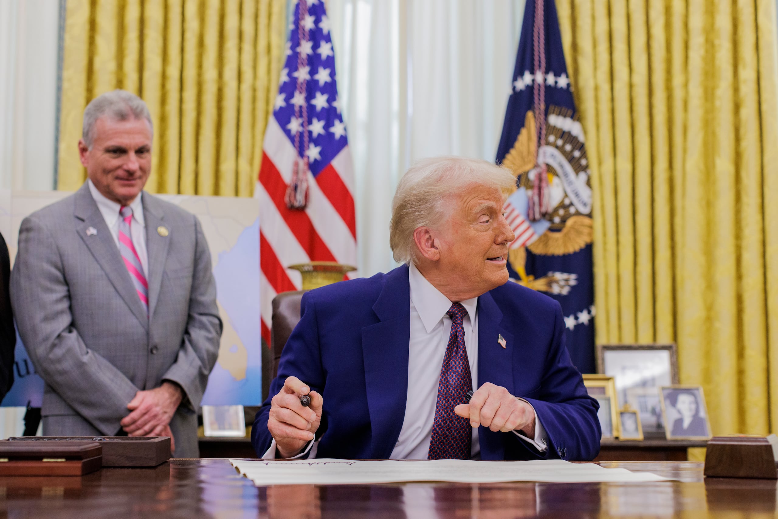El presidente de los Estados Unidos, Donald Trump (EFE/EPA/JASON ANDREW / POOL)