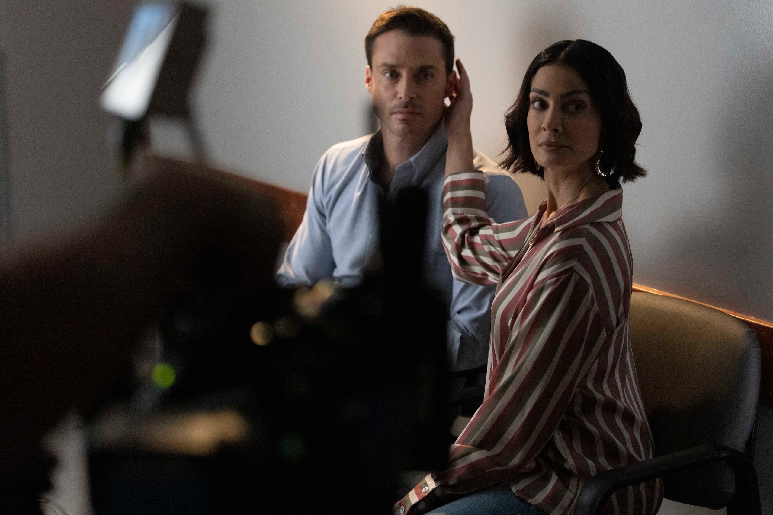 Rodolfo Salas y Dayanara Torres durante el rodaje de una escena en el Hospital San Lucas Episcopal de Cupey.
FOTO POR: josian.bruno@gfrmedia.com
Josian Bruno / GFR Media