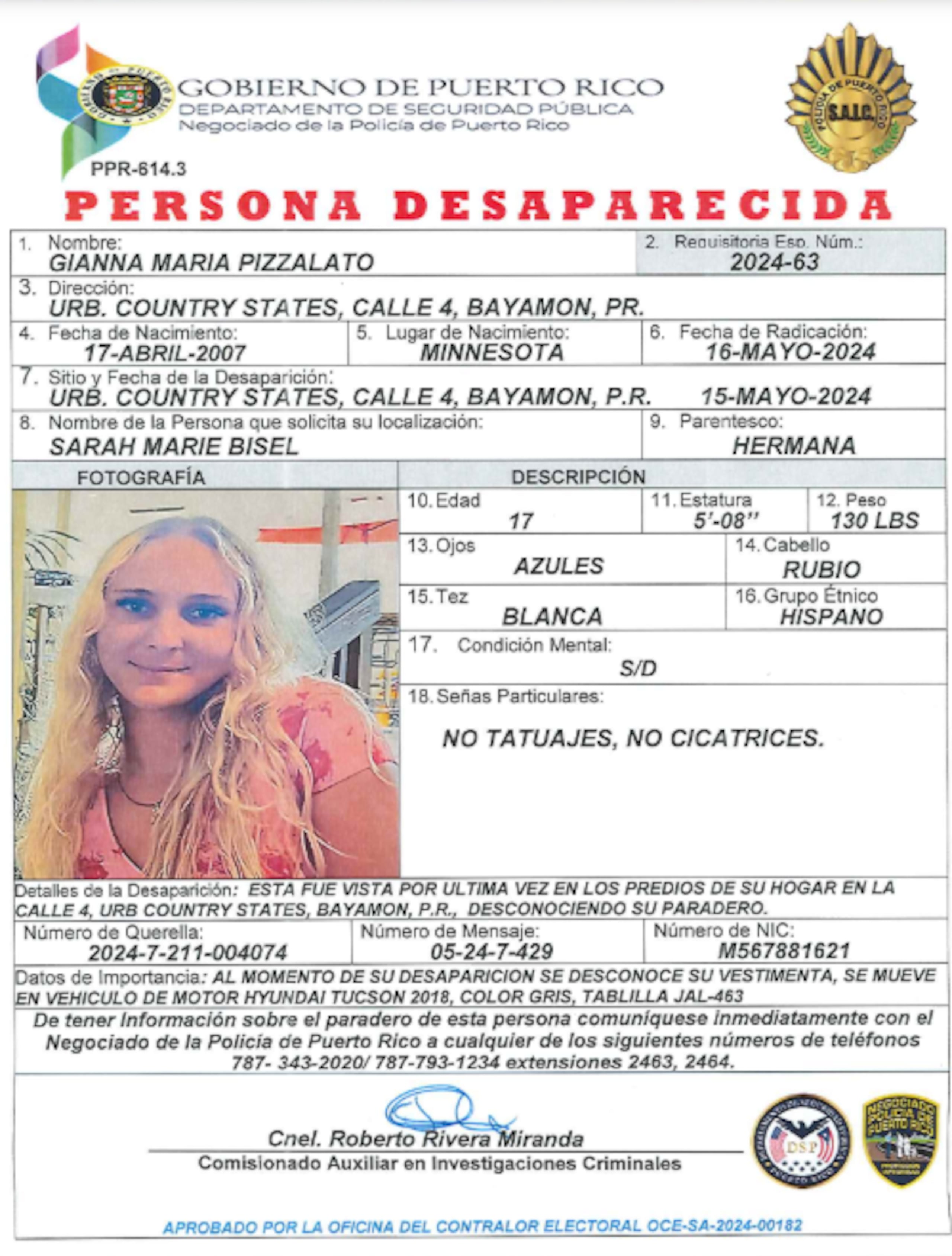 jovn desaparecida