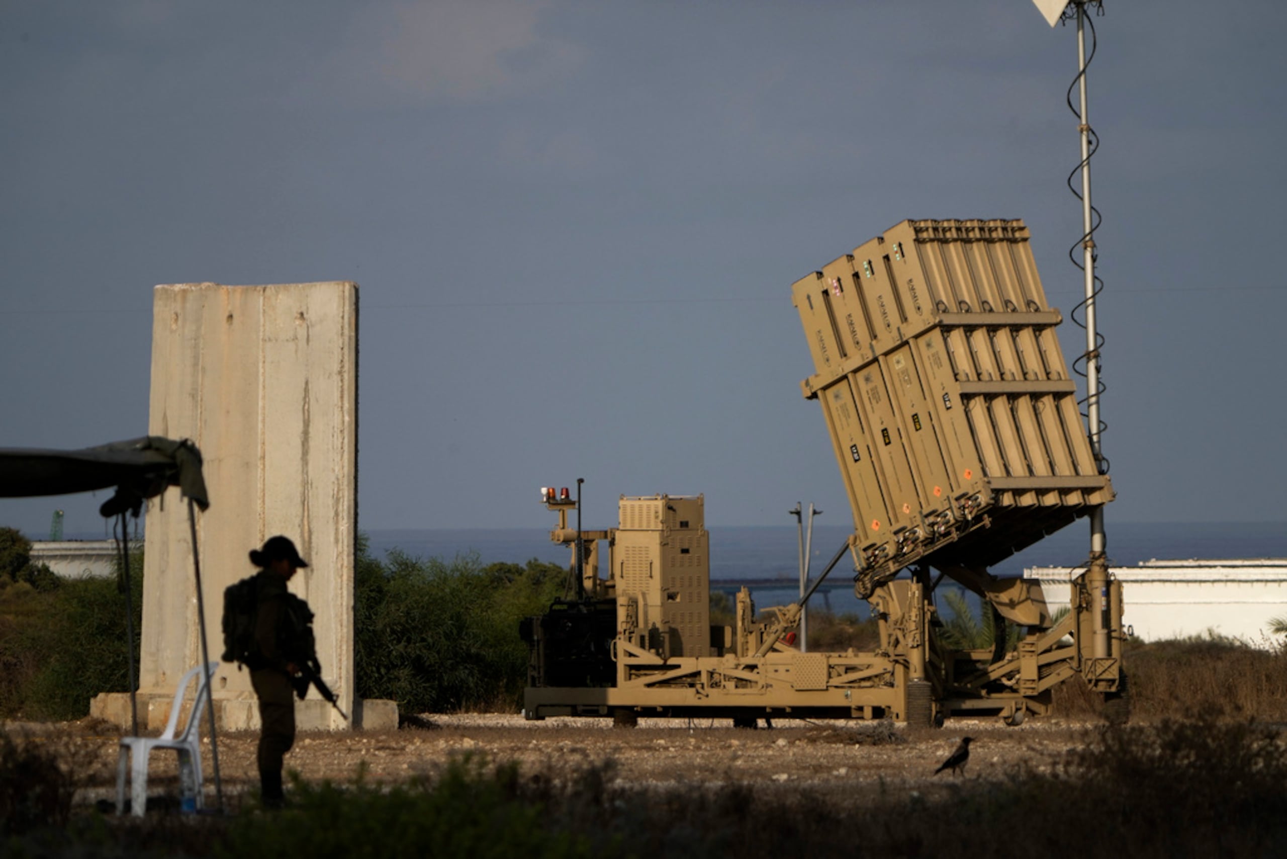 Una batería del sistema de defensa aérea israelí Domo de Hierro, en Ashkelon, en el sur de Israel, el 7 de agosto de 2022.