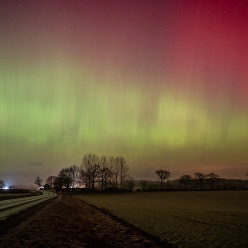 FOTOS: Tormenta solar provoca espectáculo en el cielo