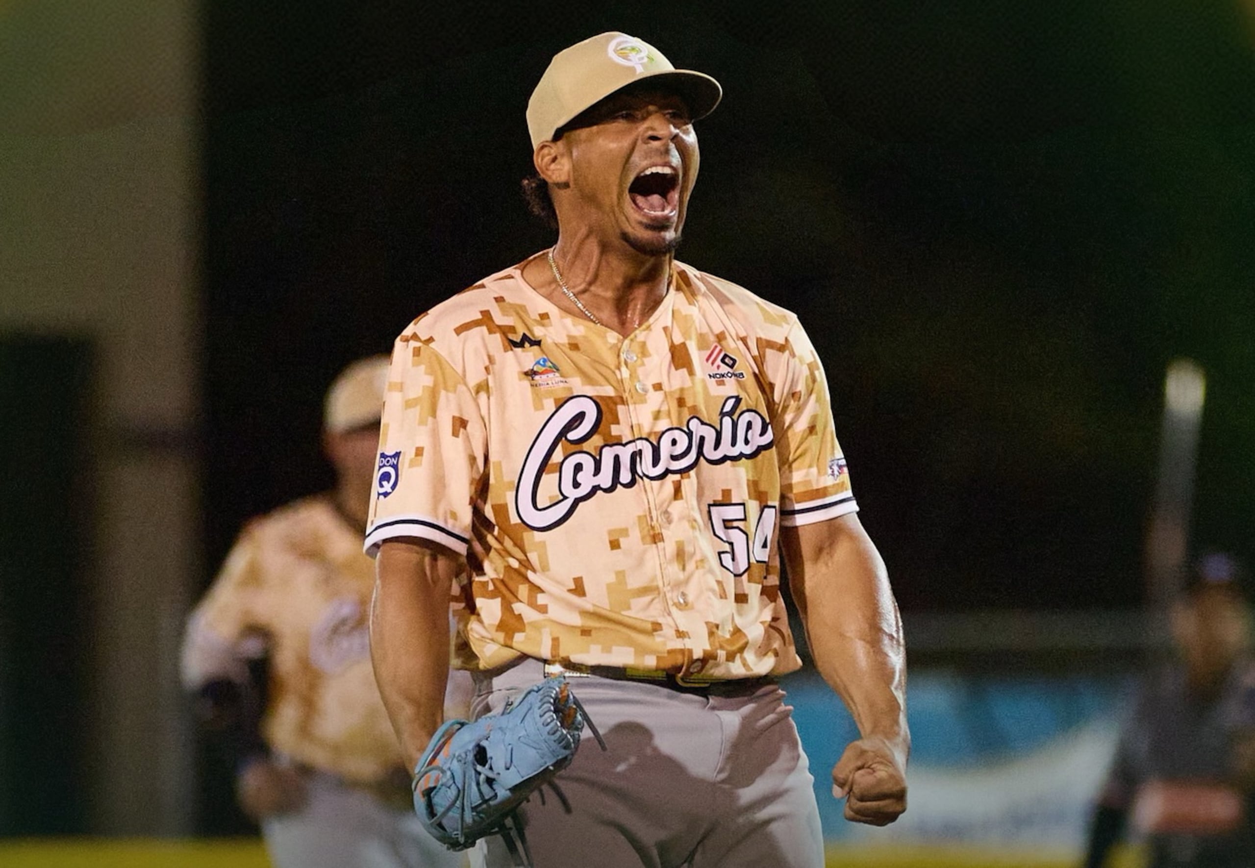Luis Leroy Cruz, lanzador derecho de los Pescadores del Plata de Comerío en la Doble A.