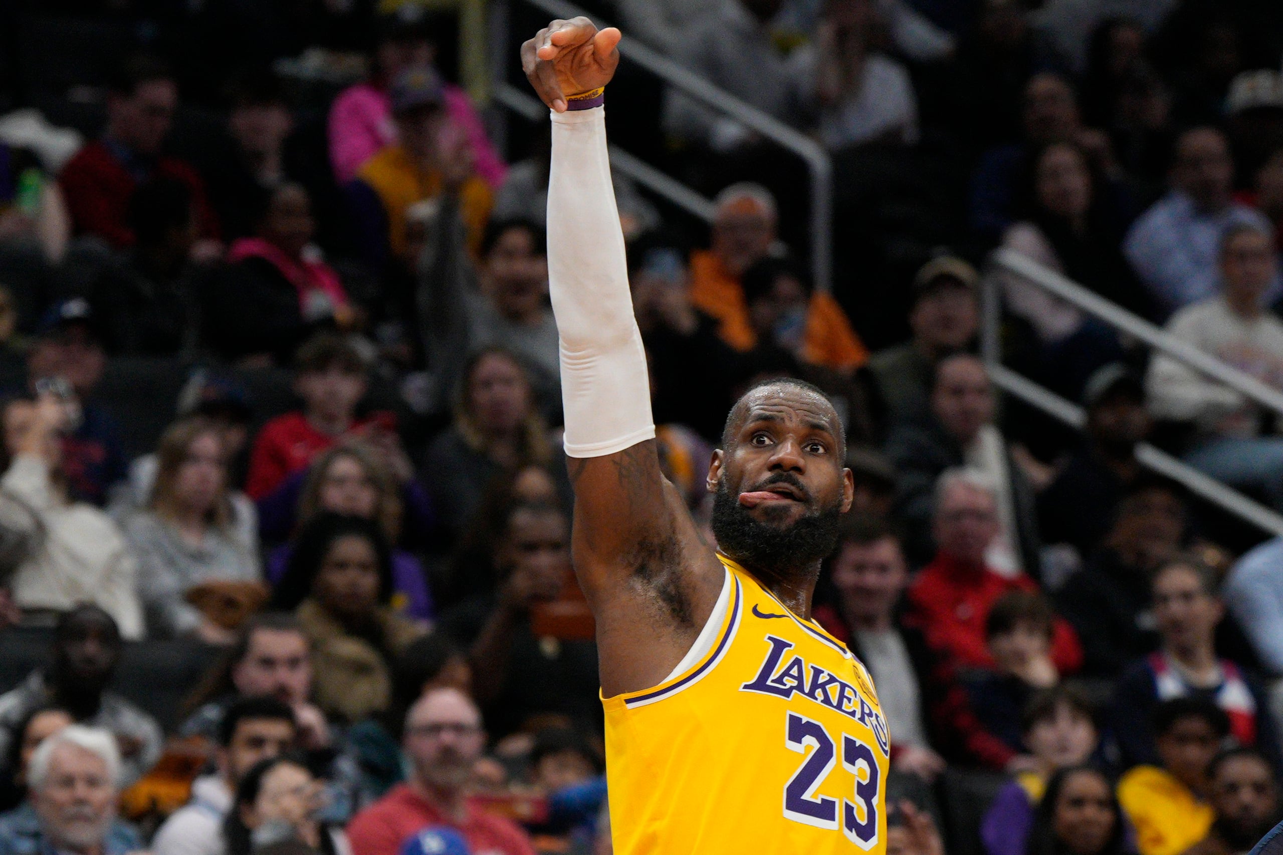 LeBron James, alero de los Lakers de Los Ángeles.