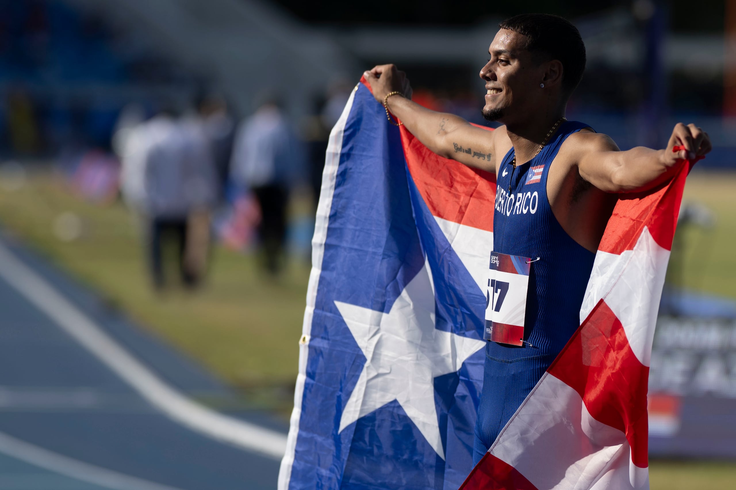 José Figueroa fue el amo de los 200metros en los Juegos.