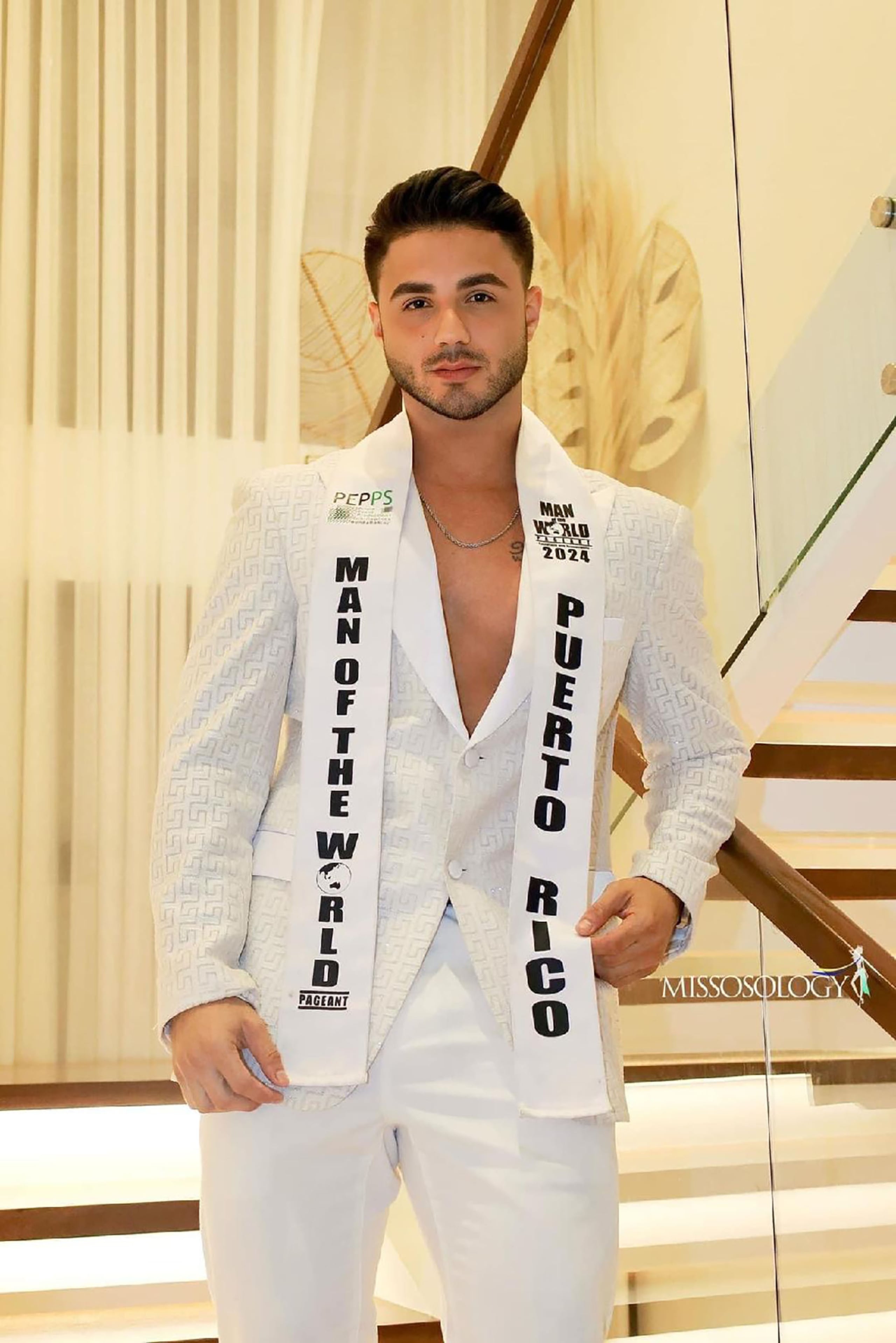 La organización representó a Fernando Ezequiel Padín, quien se consagró como tercer finalista de la competencia Man of the World.