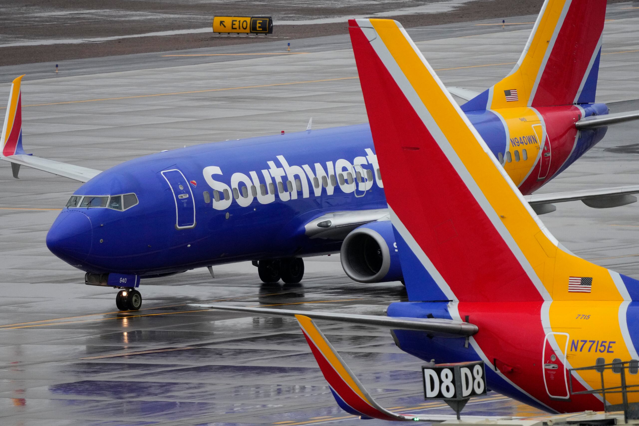 Un avión de Southwest Airlines.