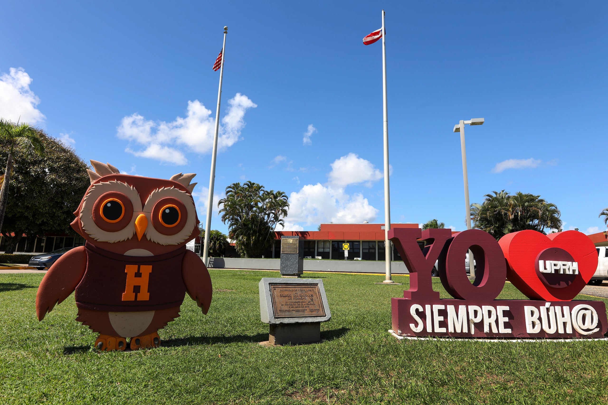 El Búho, mascota de la Universidad de Puerto Rico en Humacao.