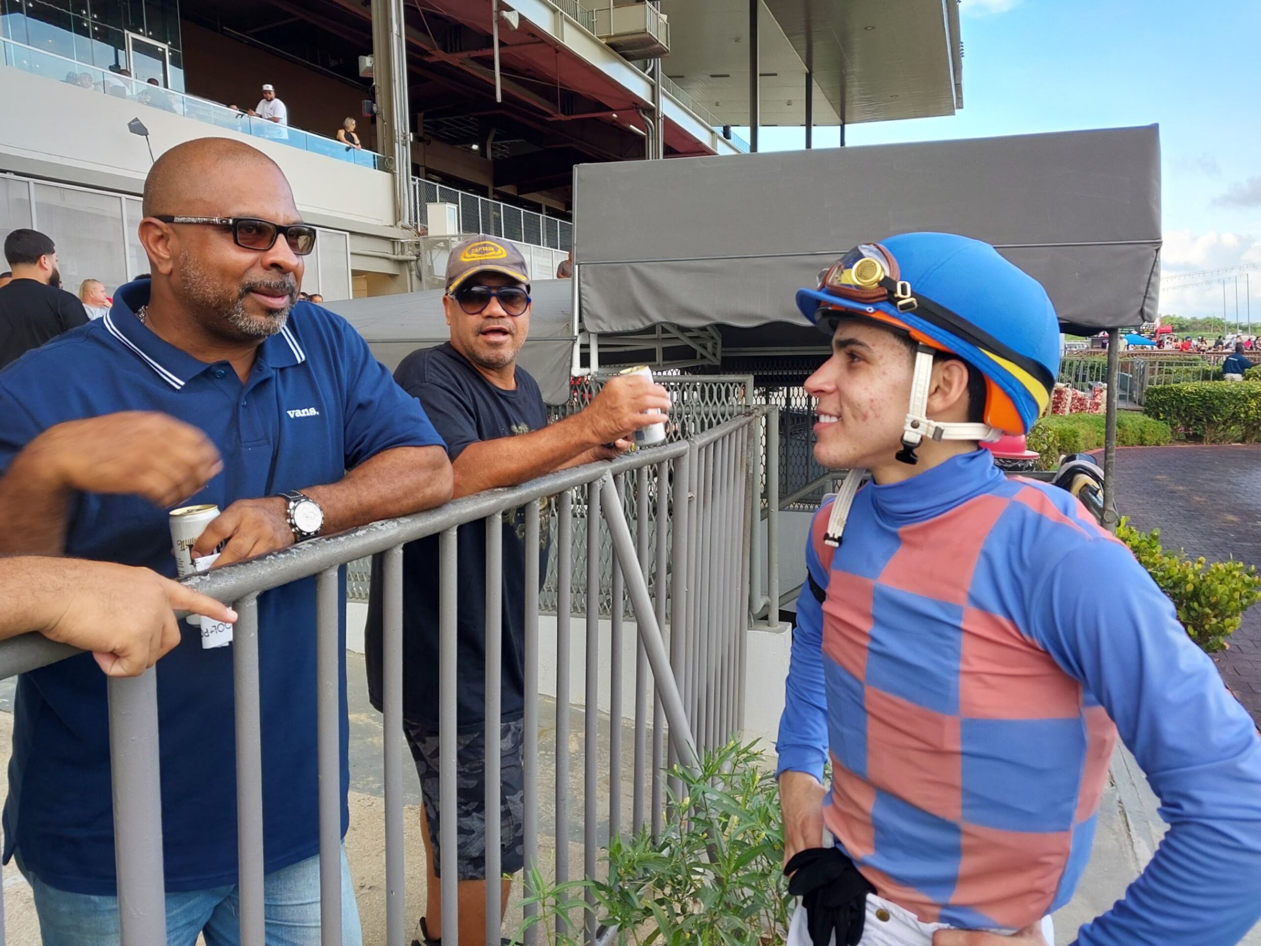 Axel Concepción, aquí en su año de aprendiz en Camarero, iba a montar este sábado en su primer Kentucky Derby.