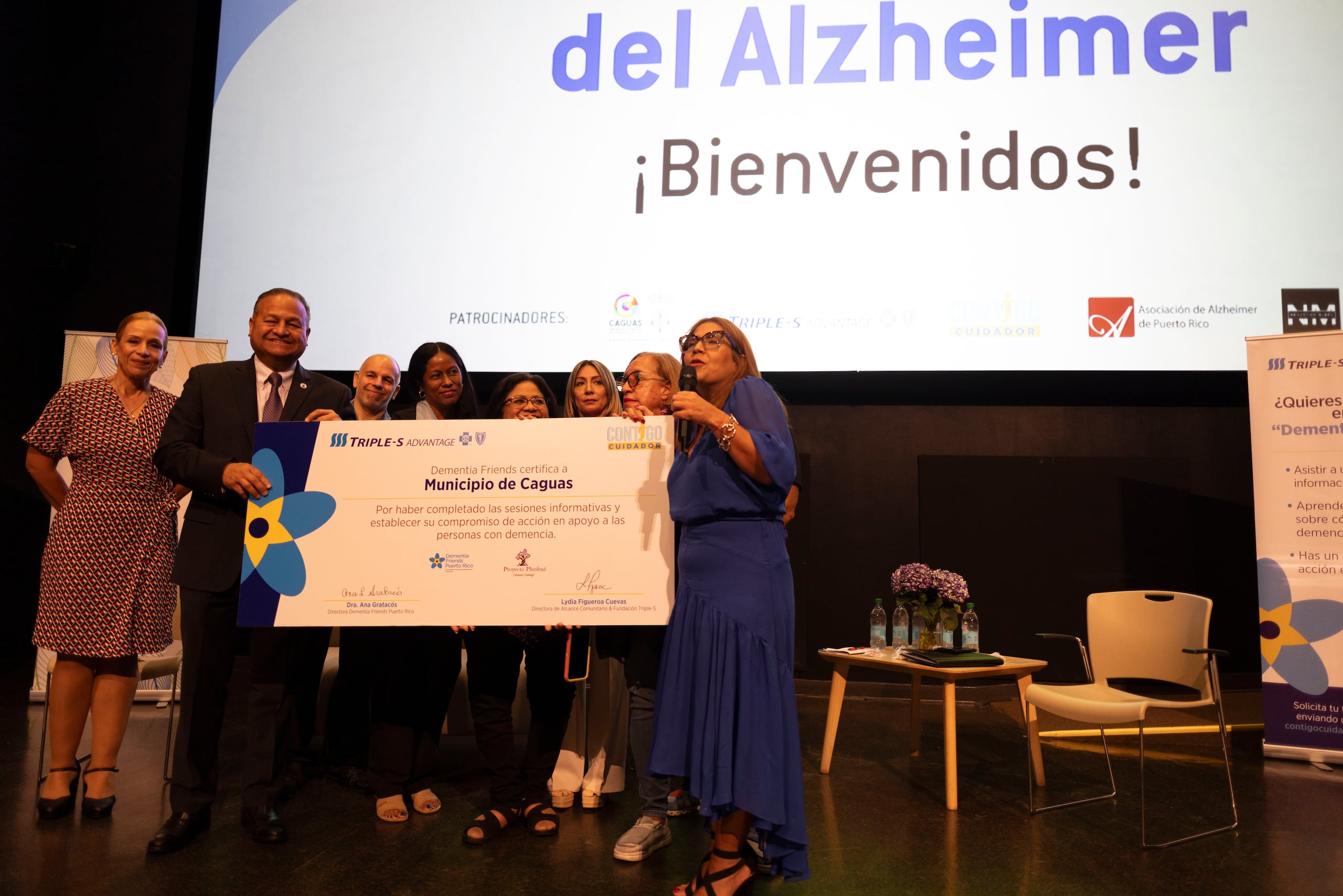 El municipio recibió el galardón en una ceremonia celebrada en el Centro Criollo de Ciencia y Tecnología (C3TEC), con la participación de la Fundación Triple S y la Asociación de Alzheimer.